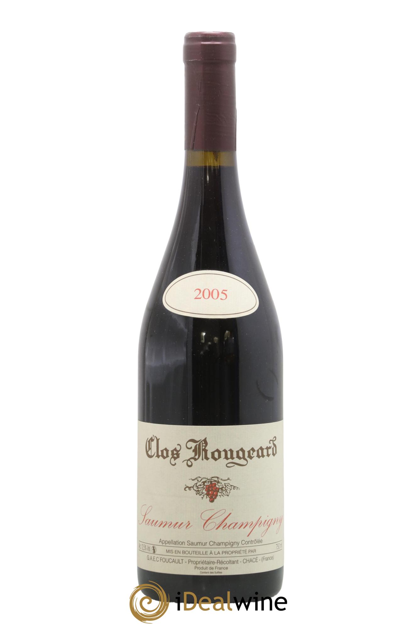 Saumur-Champigny Clos Rougeard 2005 - Lot de 1 bouteille - 0