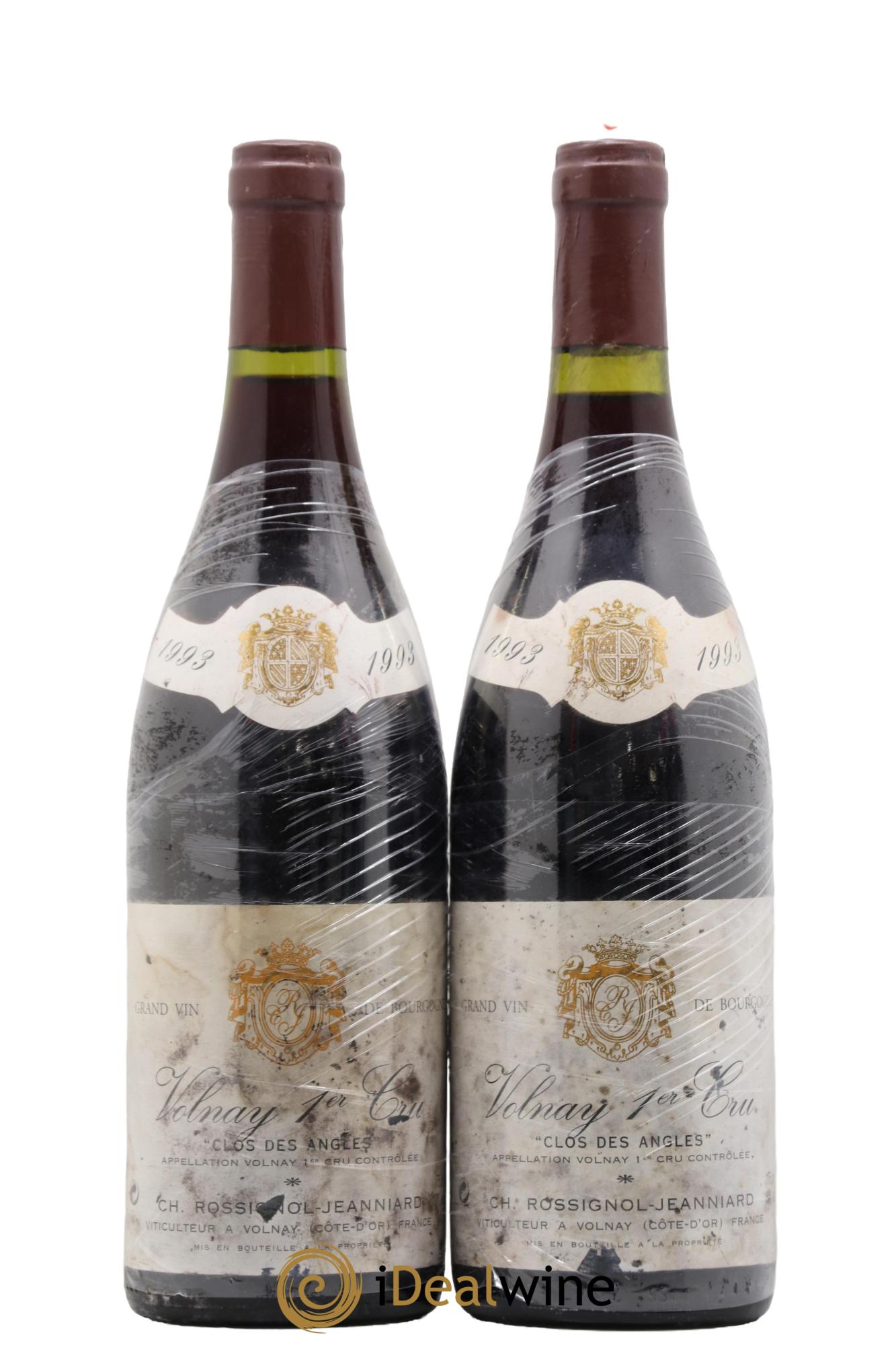 Buy Volnay 1er Cru Clos Des Angles Rossignol Jeanniard 1993