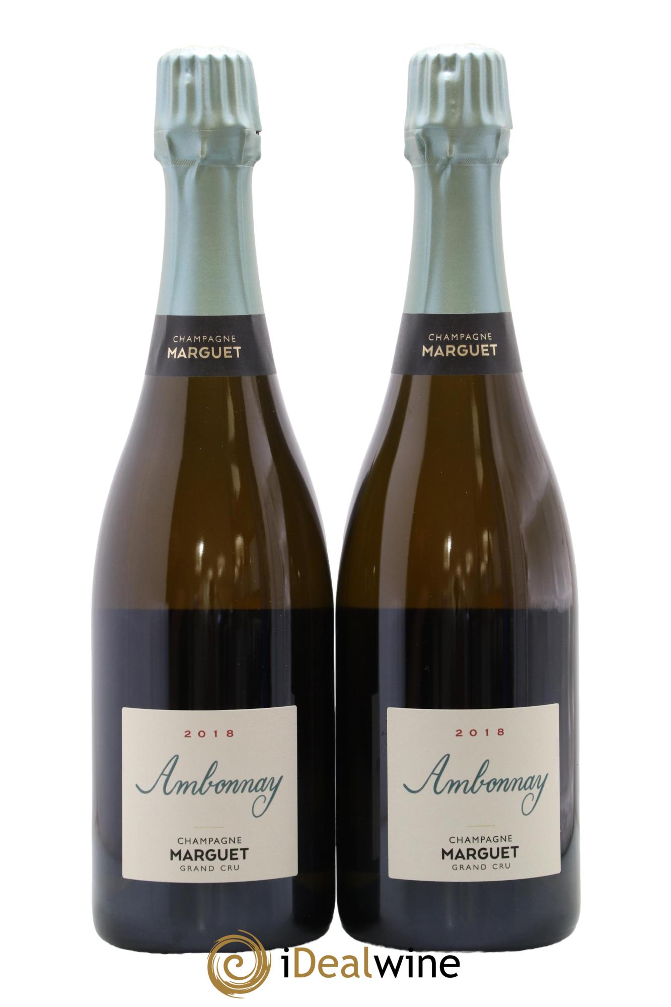 Champagne Grand Cru Brut Nature Ambonnay Marguet 2018 - Lot de 2 bouteilles - 0