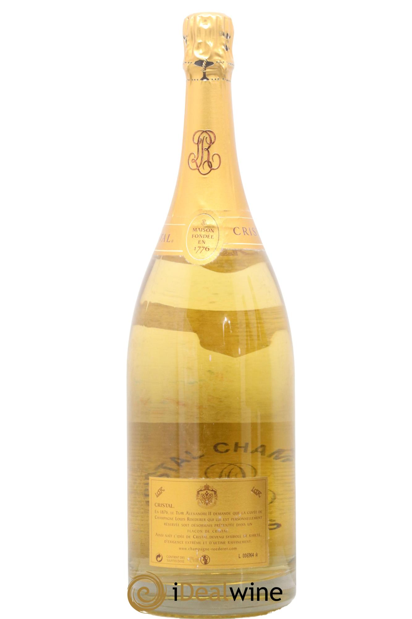 Cristal Louis Roederer 2002 - Lot de 1 magnum - 1