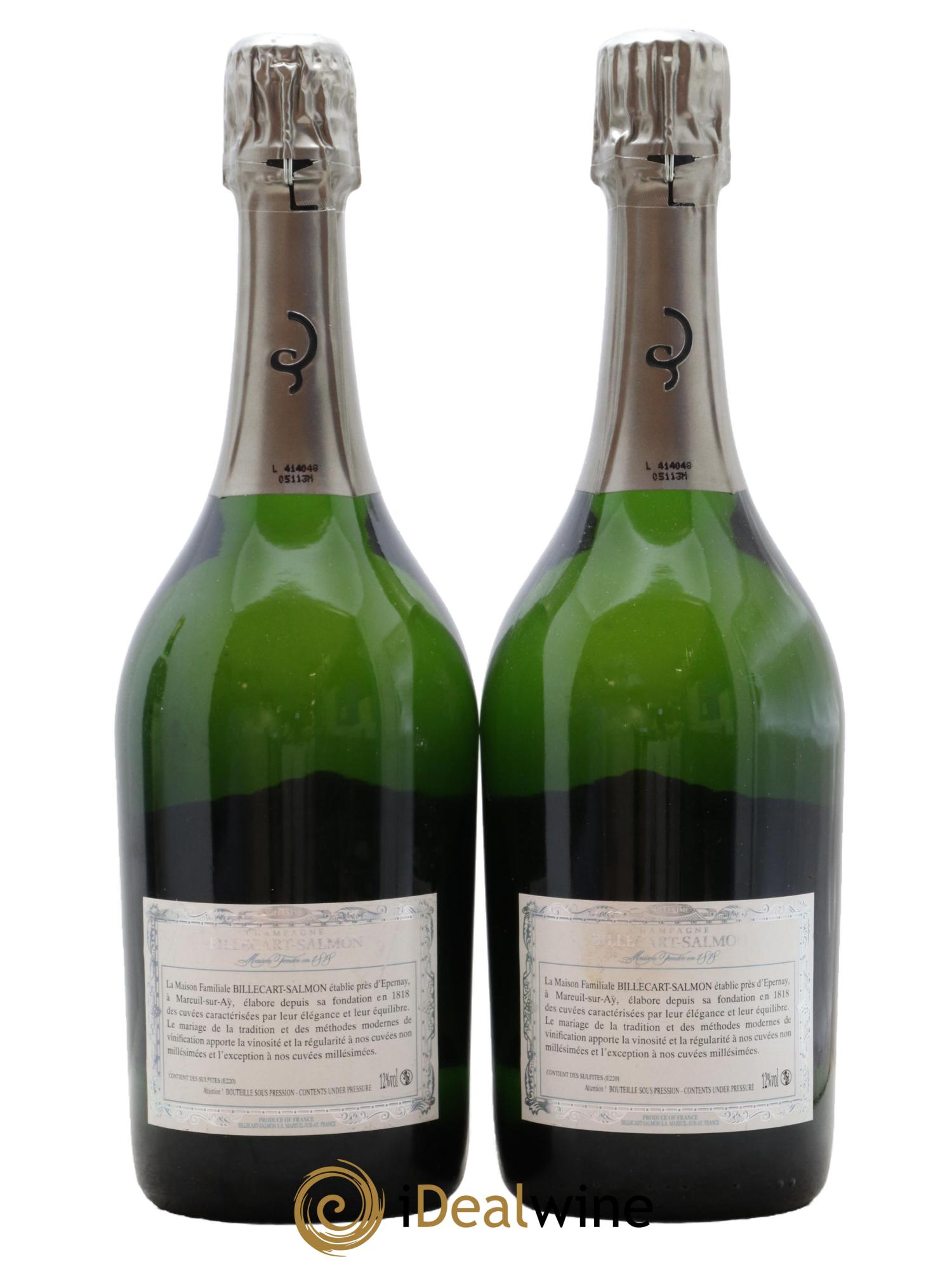 Blanc de Blancs Grand Cru Brut Billecart-Salmon 1999 - Lot de 2 bouteilles - 1