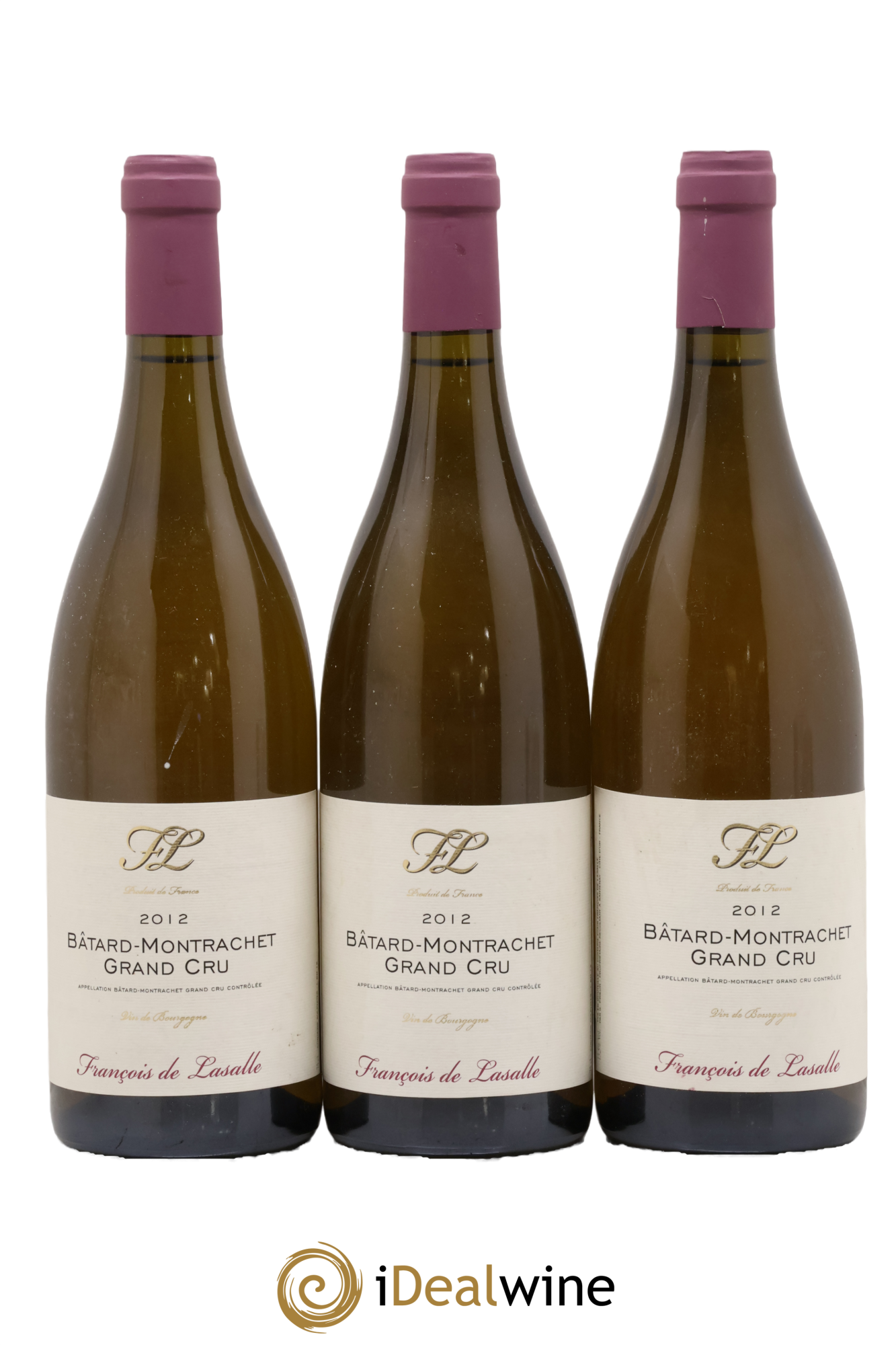 Bâtard-Montrachet Grand Cru François de Lasalle 2012 - Lot de 3 bouteilles - 0