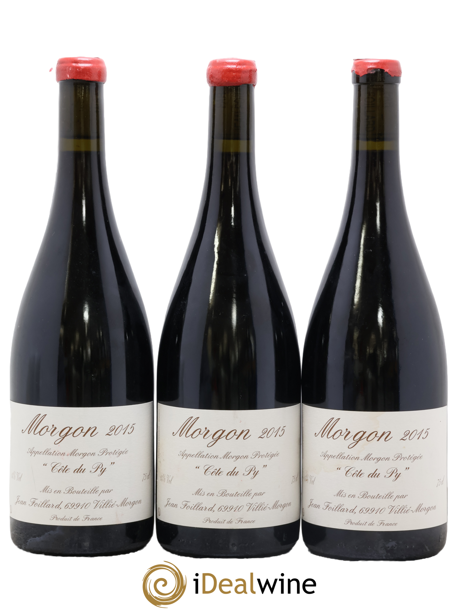 Morgon Côte du Py Jean Foillard 2015 - Lot de 3 bouteilles - 0
