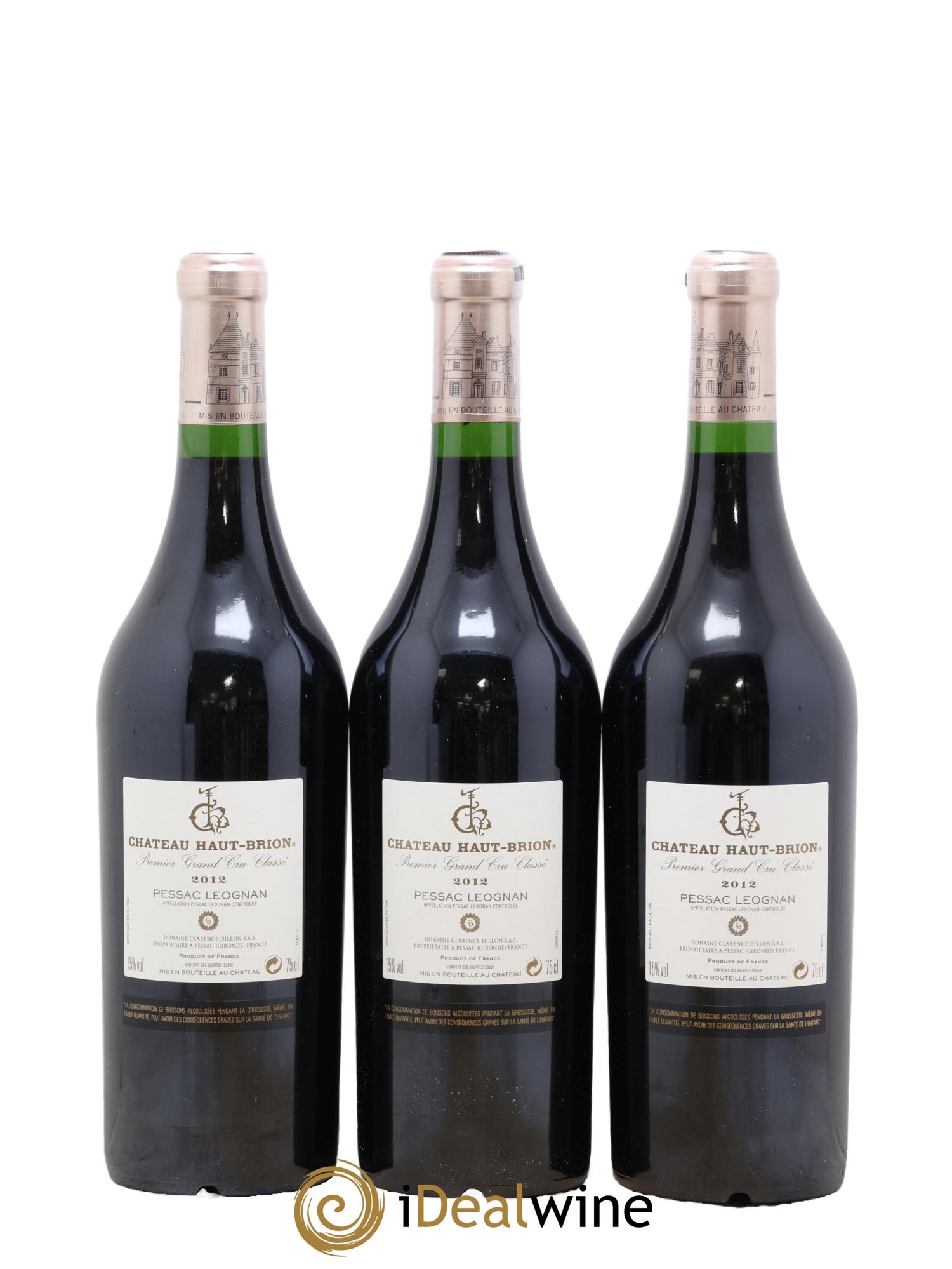 Château Haut Brion 1er Grand Cru Classé 2012 - Lotto di 6 bottiglie - 4