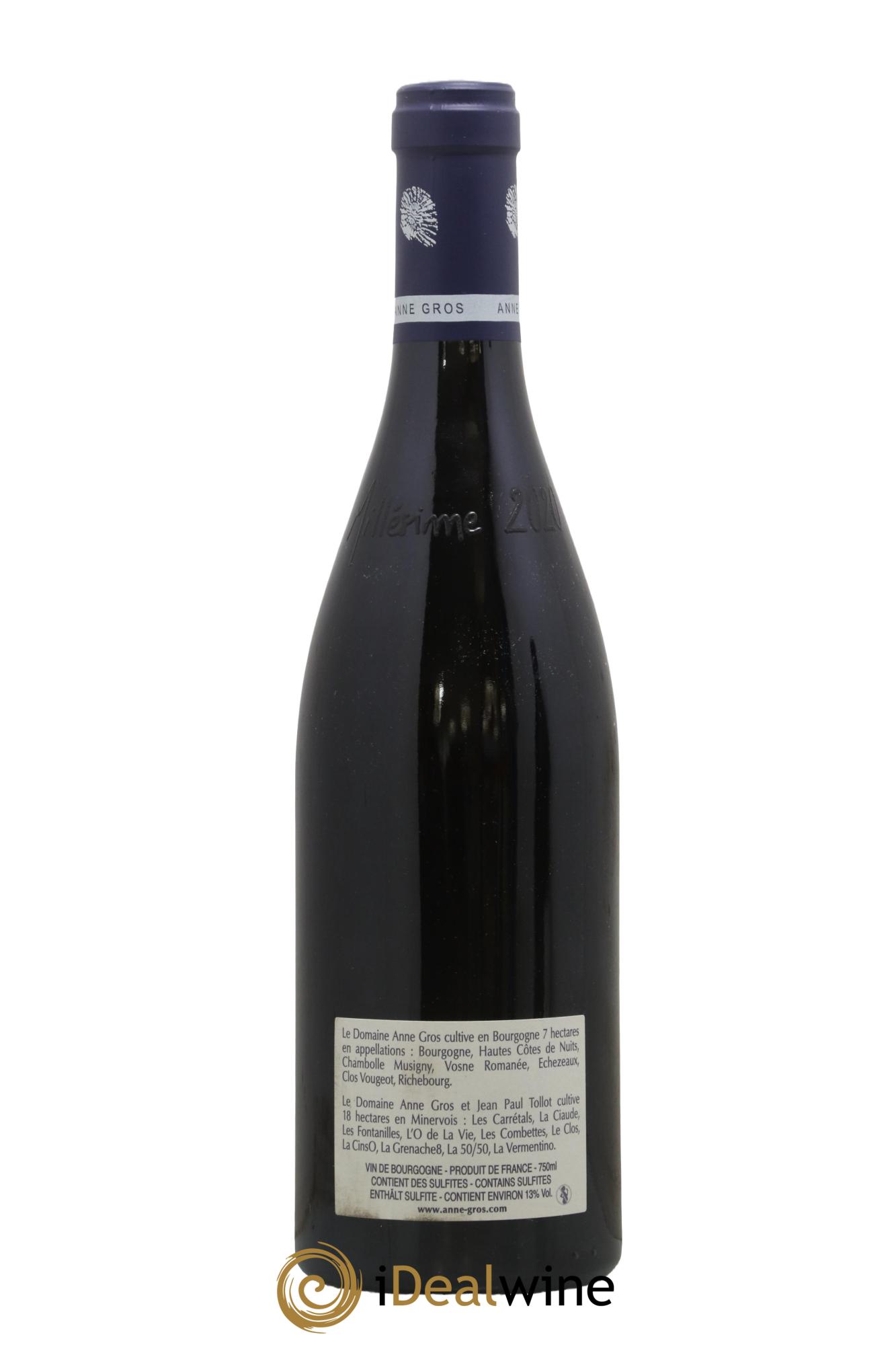 Clos de Vougeot Grand Cru Le Grand Maupertui Anne Gros 2020 - Lot of 1 bottle - 1