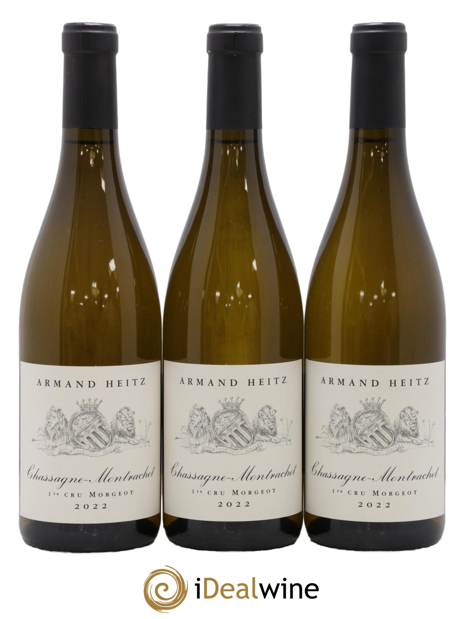 Chassagne-Montrachet 1er Cru Morgeot Armand Heitz 2022 - Posten von 3 Flaschen - 0