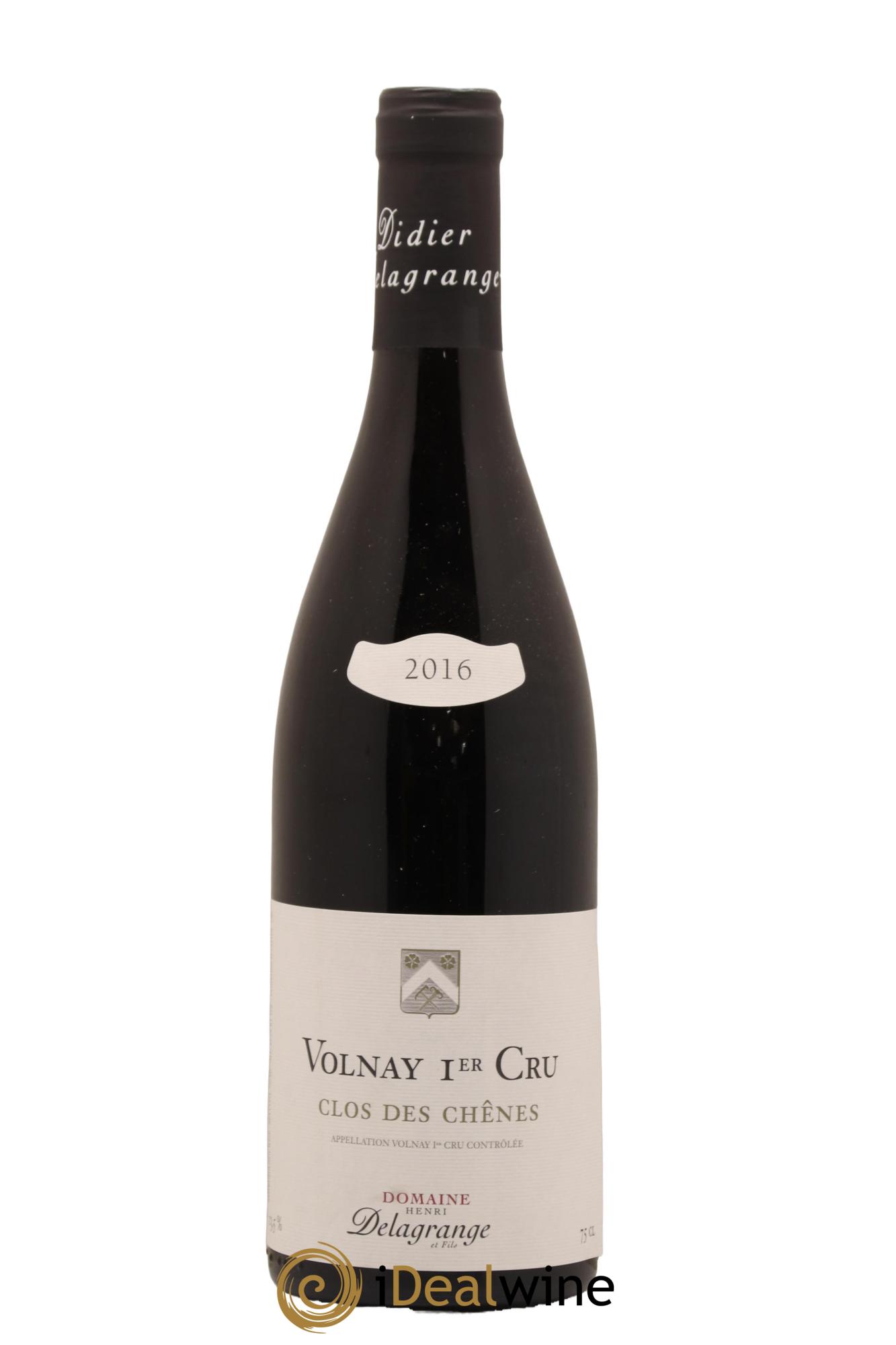 Volnay 1er Cru Clos Des Chenes Domaine Henri Delagrange 2016 - Lot de 1 bouteille - 0