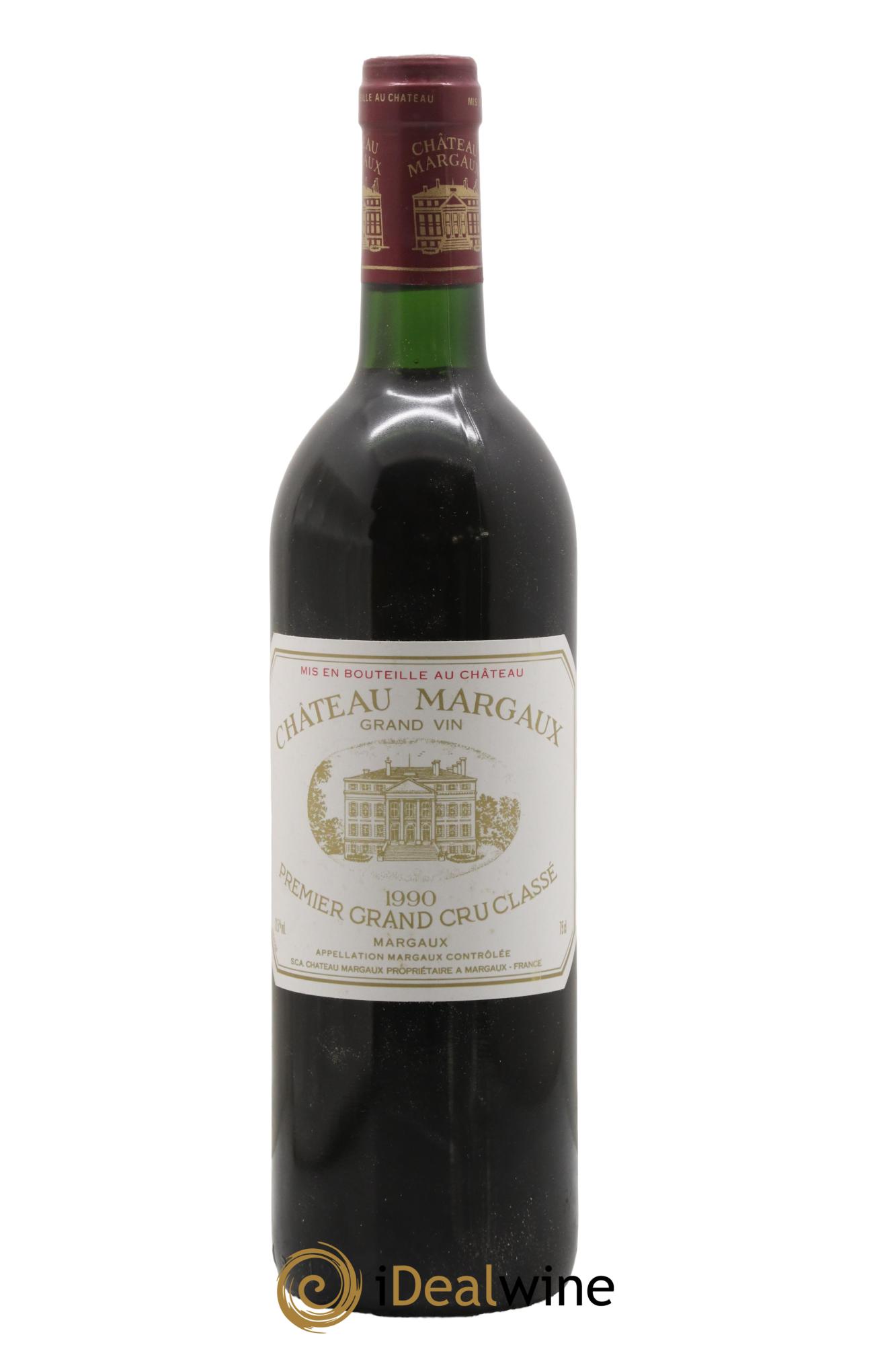 Château Margaux 1er Grand Cru Classé 1990 - Lot de 1 bouteille - 0