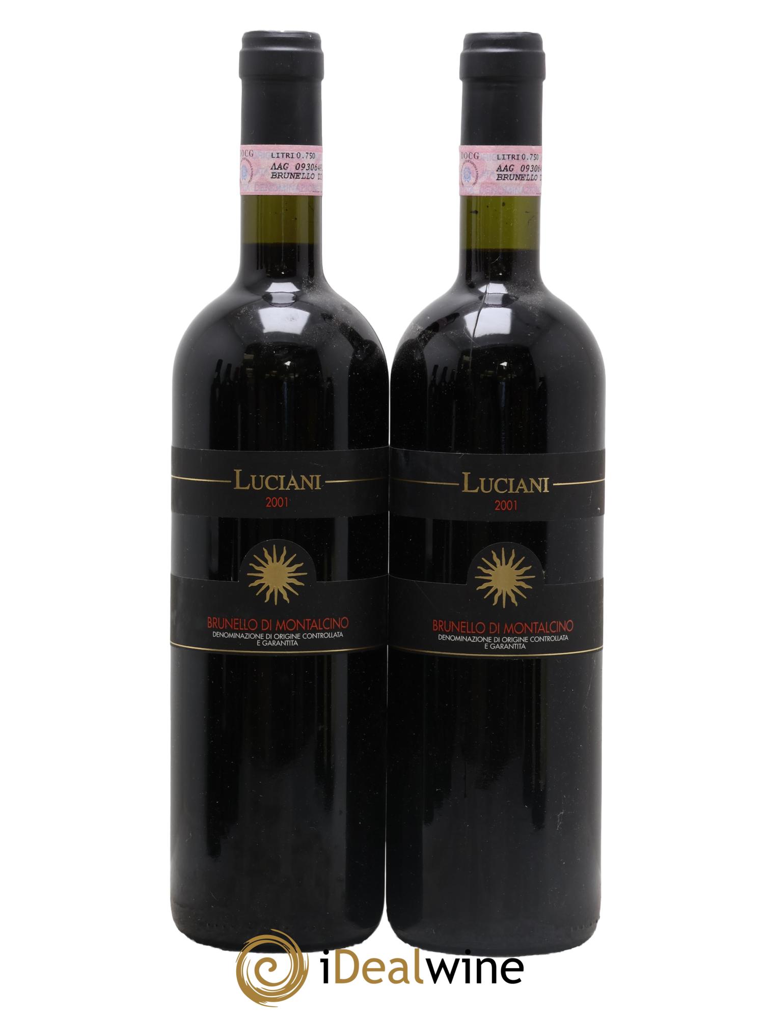 Brunello di Montalcino Cantine Luciani 2001 - Lot of 2 bottles - 0