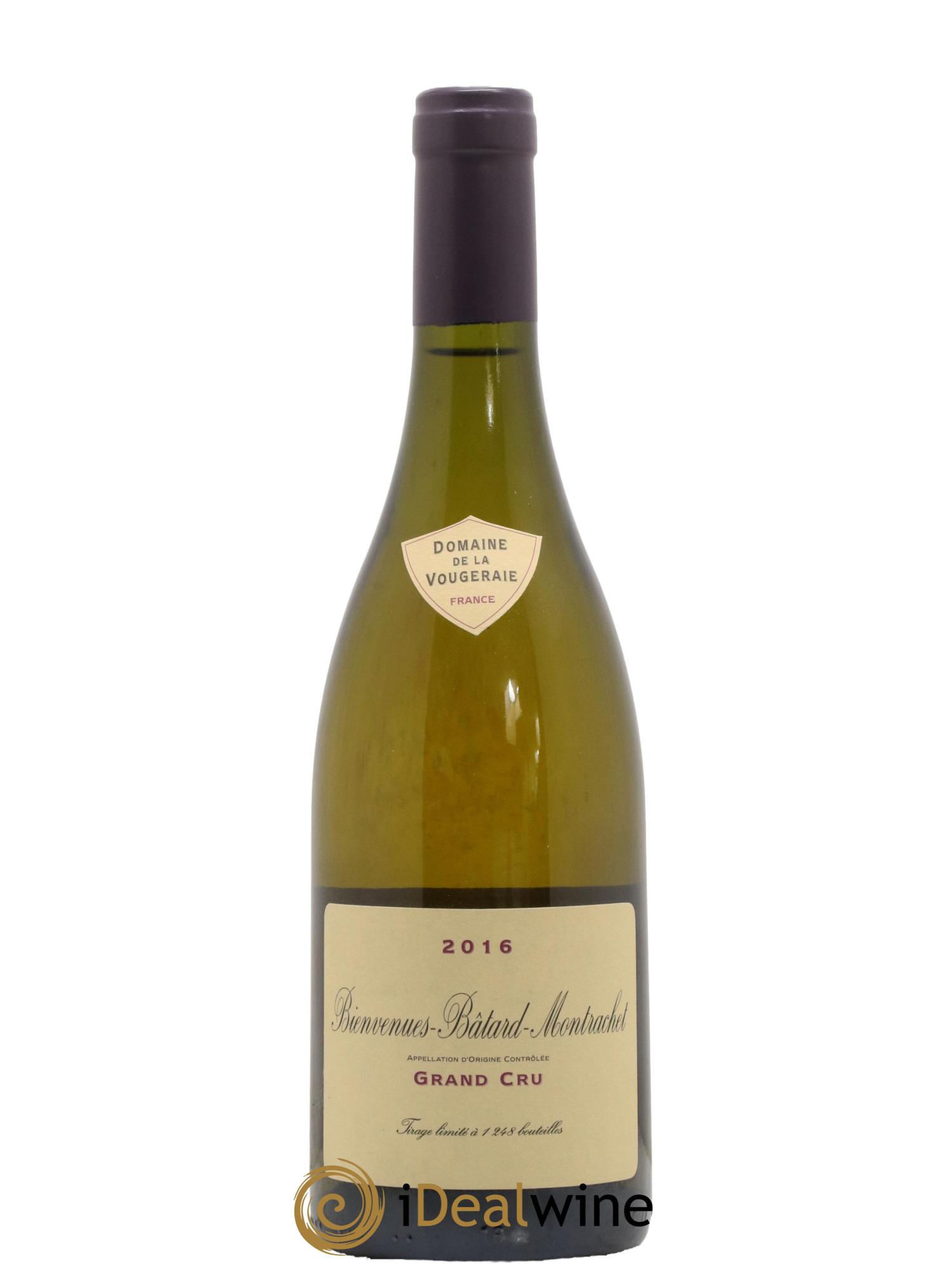 Bienvenues-Bâtard-Montrachet Grand Cru La Vougeraie 2016 - Lot de 1 bouteille - 0