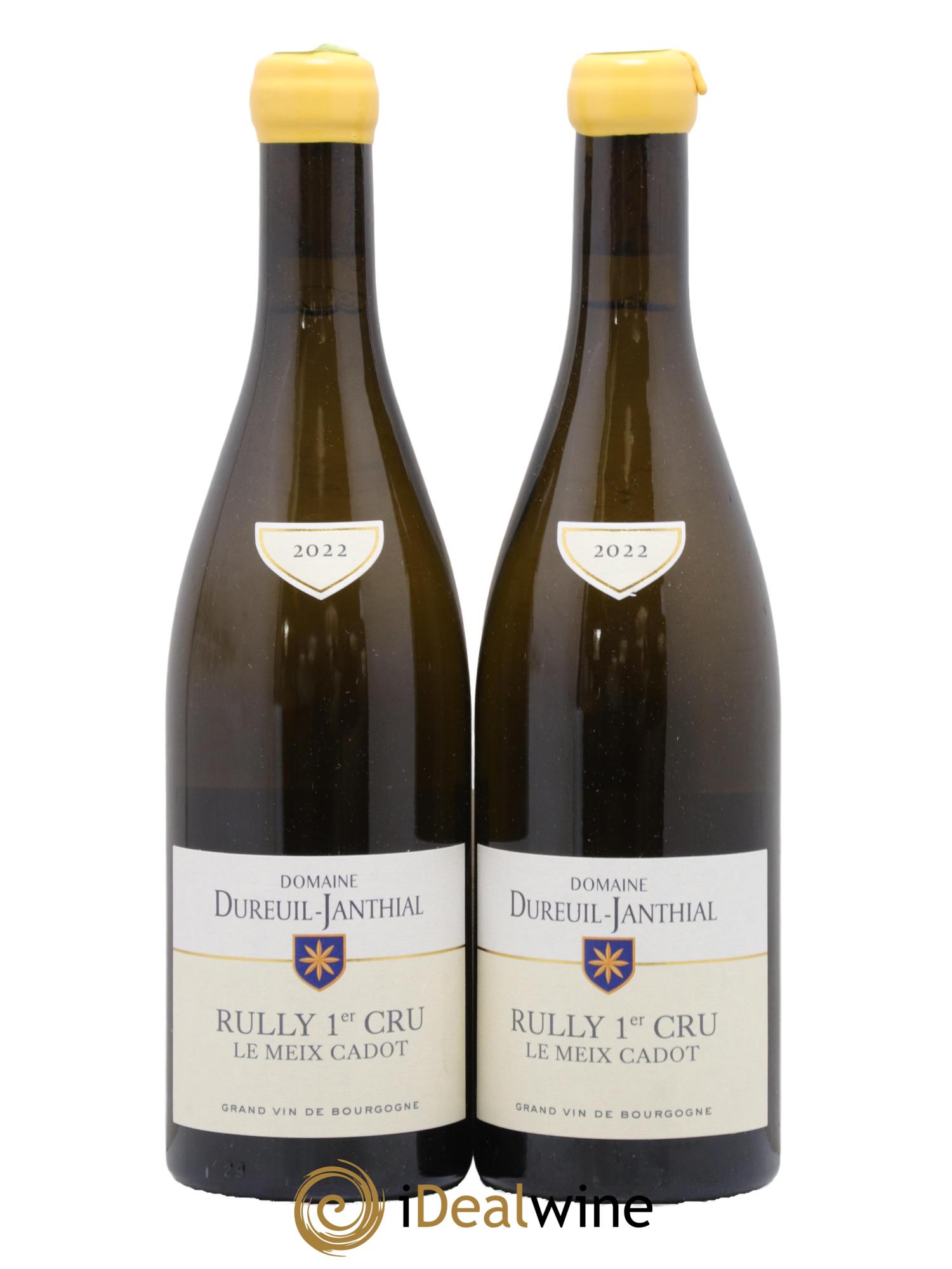 Rully 1er Cru Le Meix Cadot Vincent Dureuil-Janthial 2022 - Lot de 2 bouteilles - 0