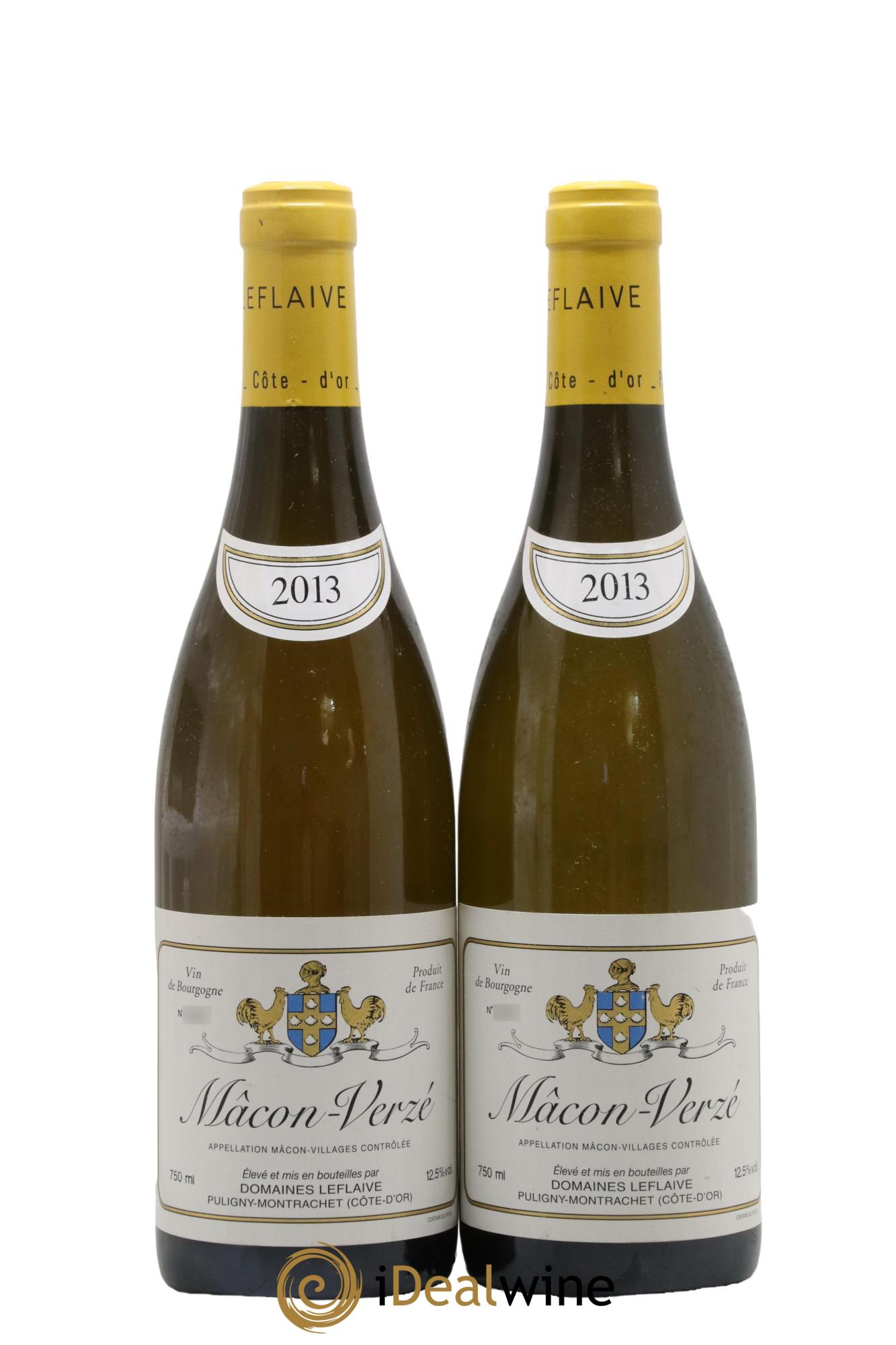 Mâcon Verzé Leflaive (Domaine) 2013 - Lot of 2 bottles - 0