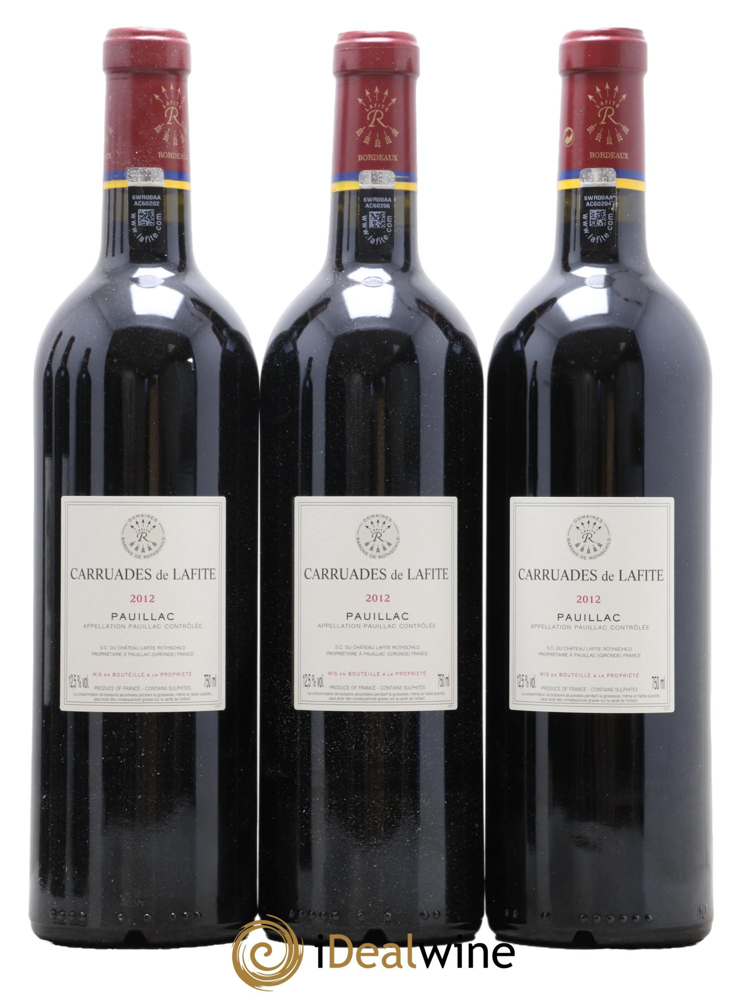 Carruades de Lafite Rothschild Second Vin 2012 - Lotto di 6 bottiglie - 3