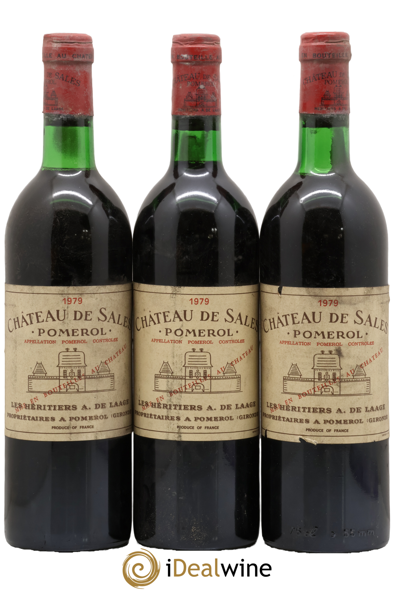 Château de Sales 1979 - Lotto di 3 bottiglie - 0