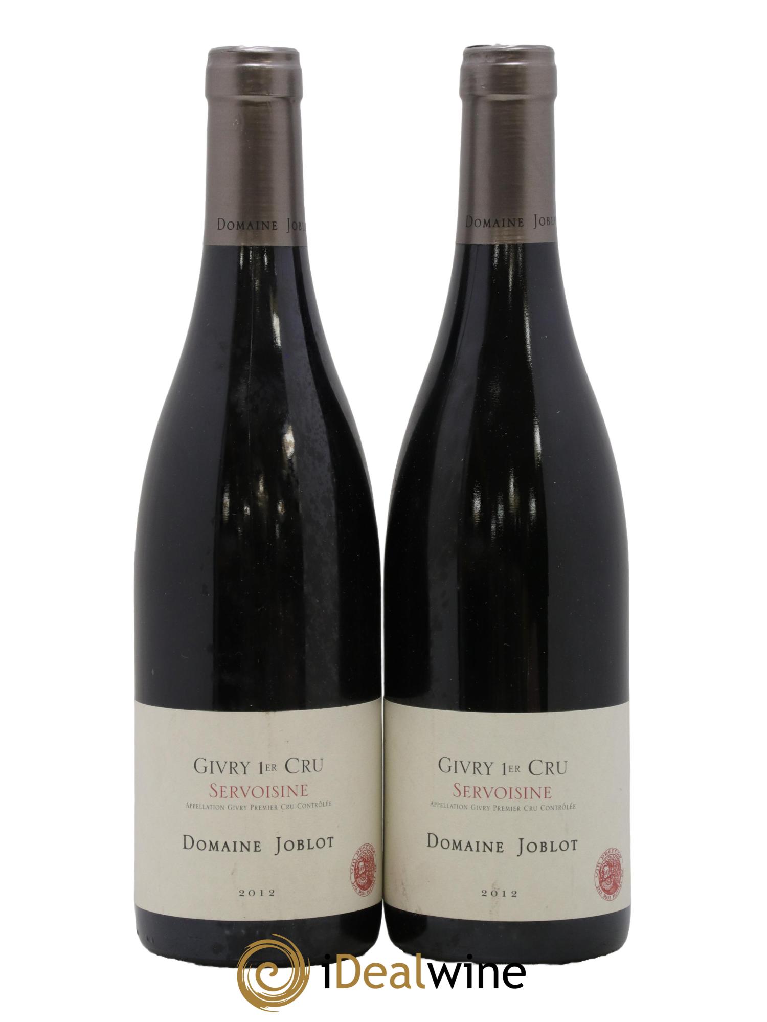 Givry 1er Cru Servoisine Joblot (Domaine) 2012 - Lot de 2 bouteilles - 0