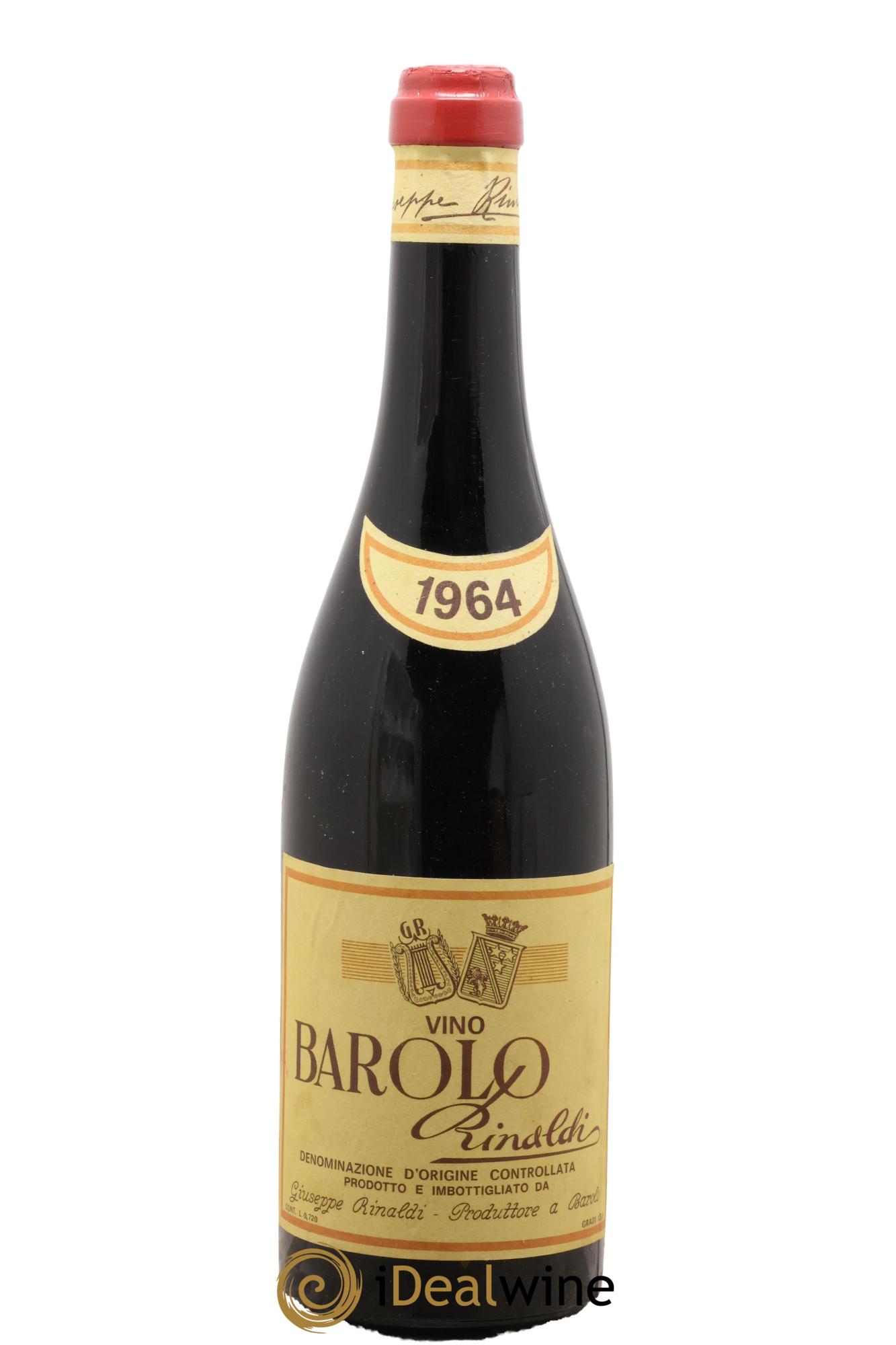 Barolo DOCG Giuseppe Rinaldi 1964 - Lot of 1 bottle - 0