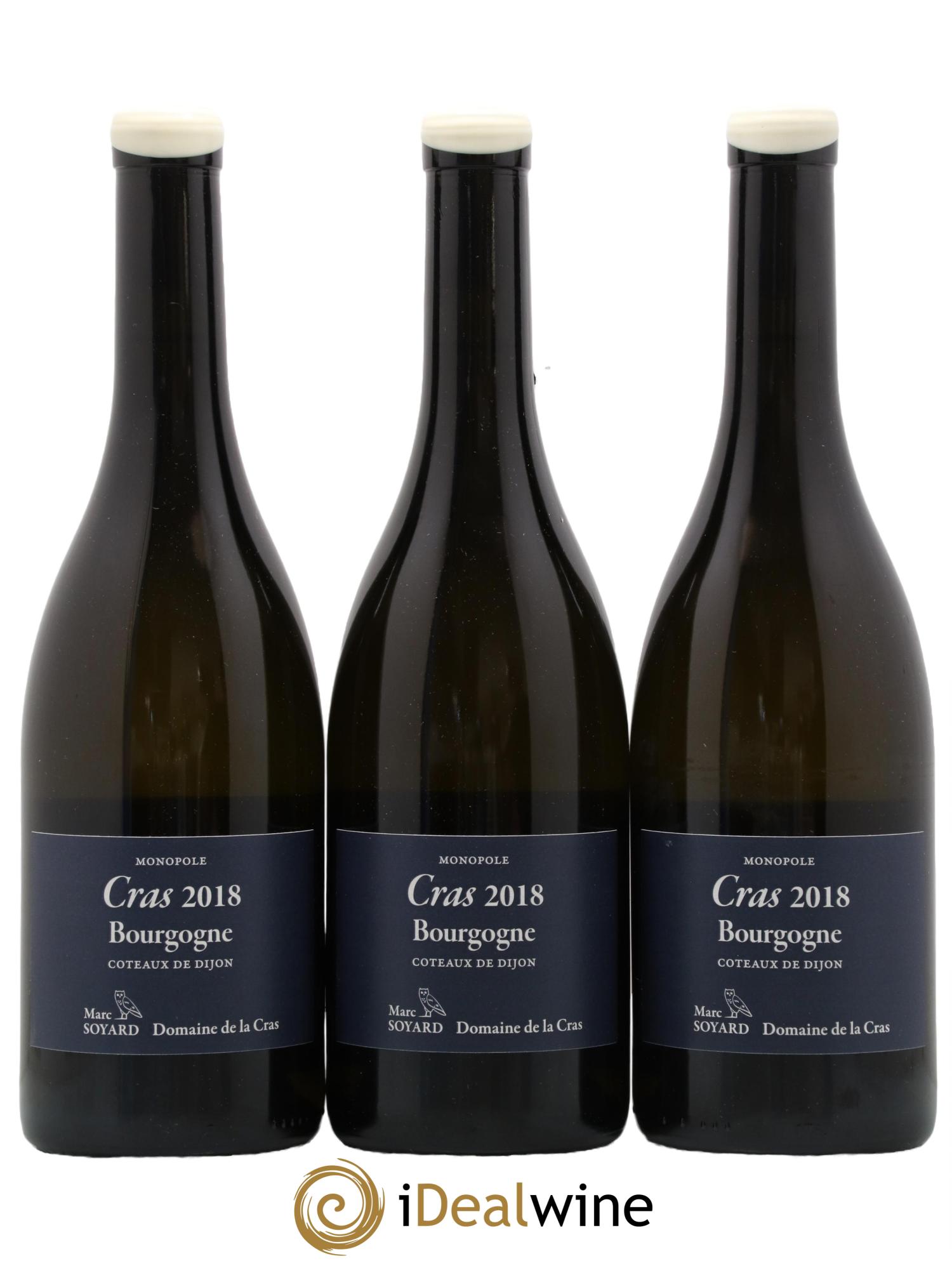 Bourgogne Cras Domaine de la Cras 2018 - Lot de 3 bouteilles - 0