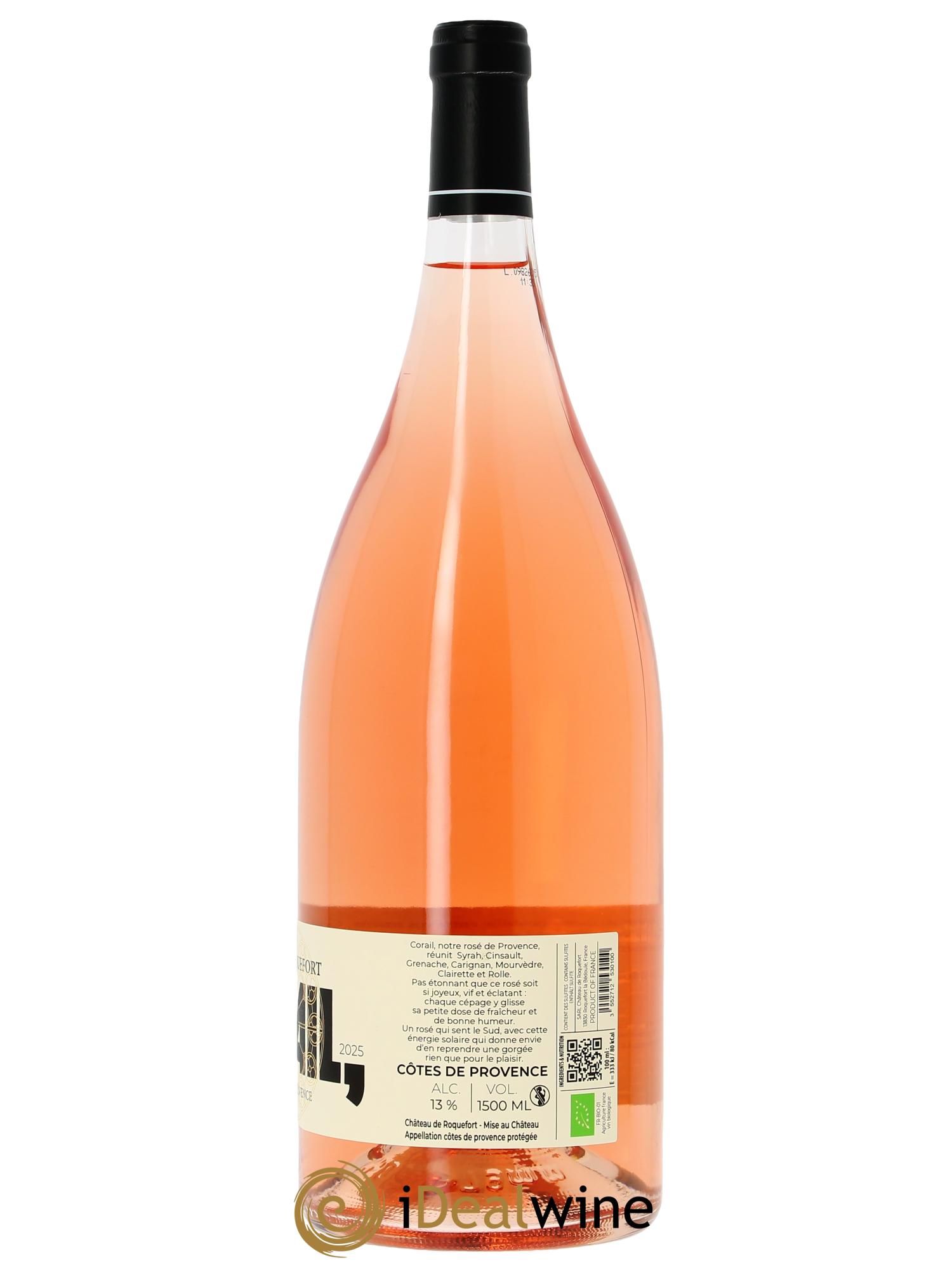 Côtes de Provence Corail Château de Roquefort  2025 - Lotto di 1 magnum - 1