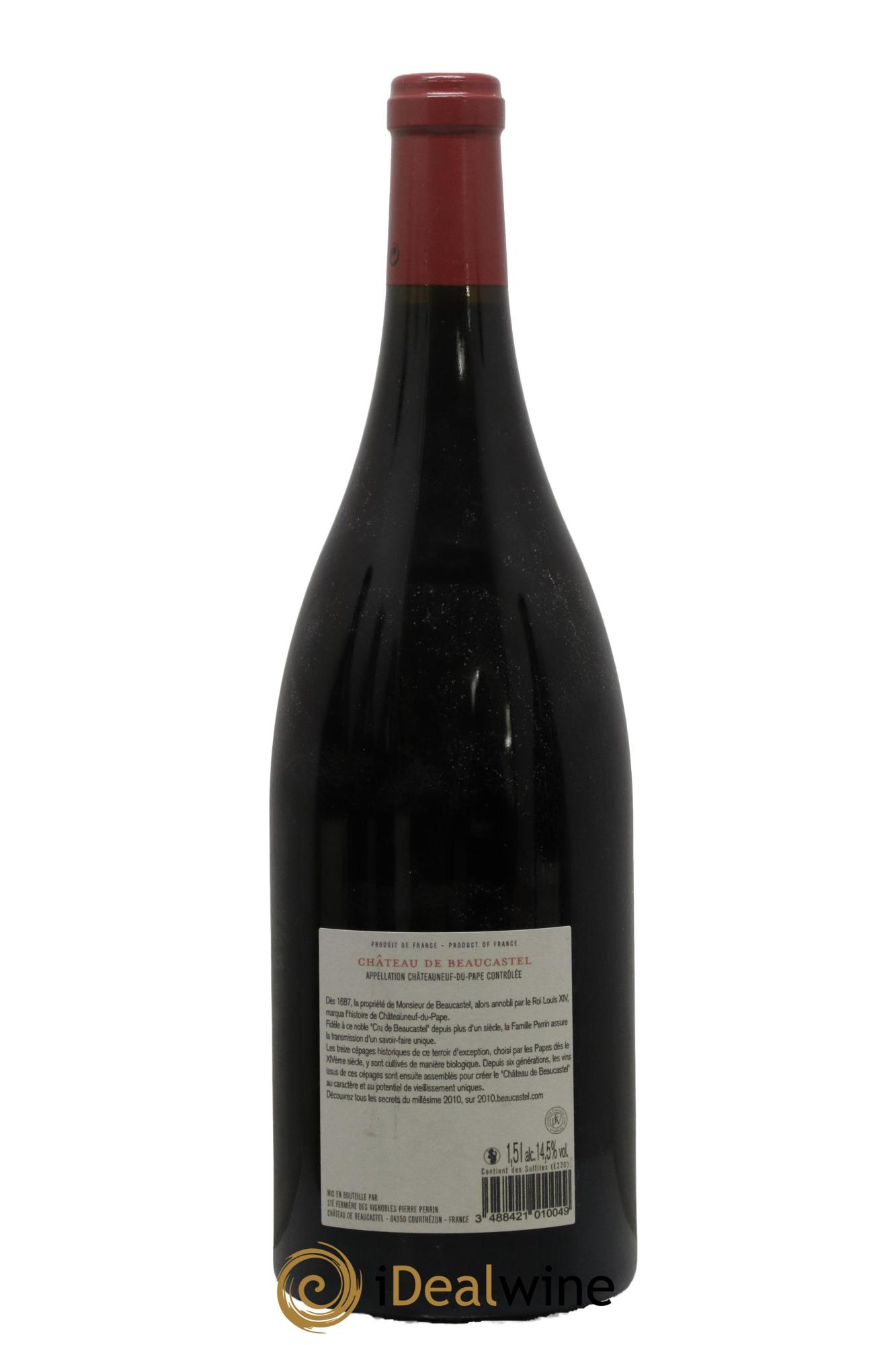 Châteauneuf-du-Pape Château de Beaucastel Famille Perrin 2010 - Lot de 1 magnum - 1
