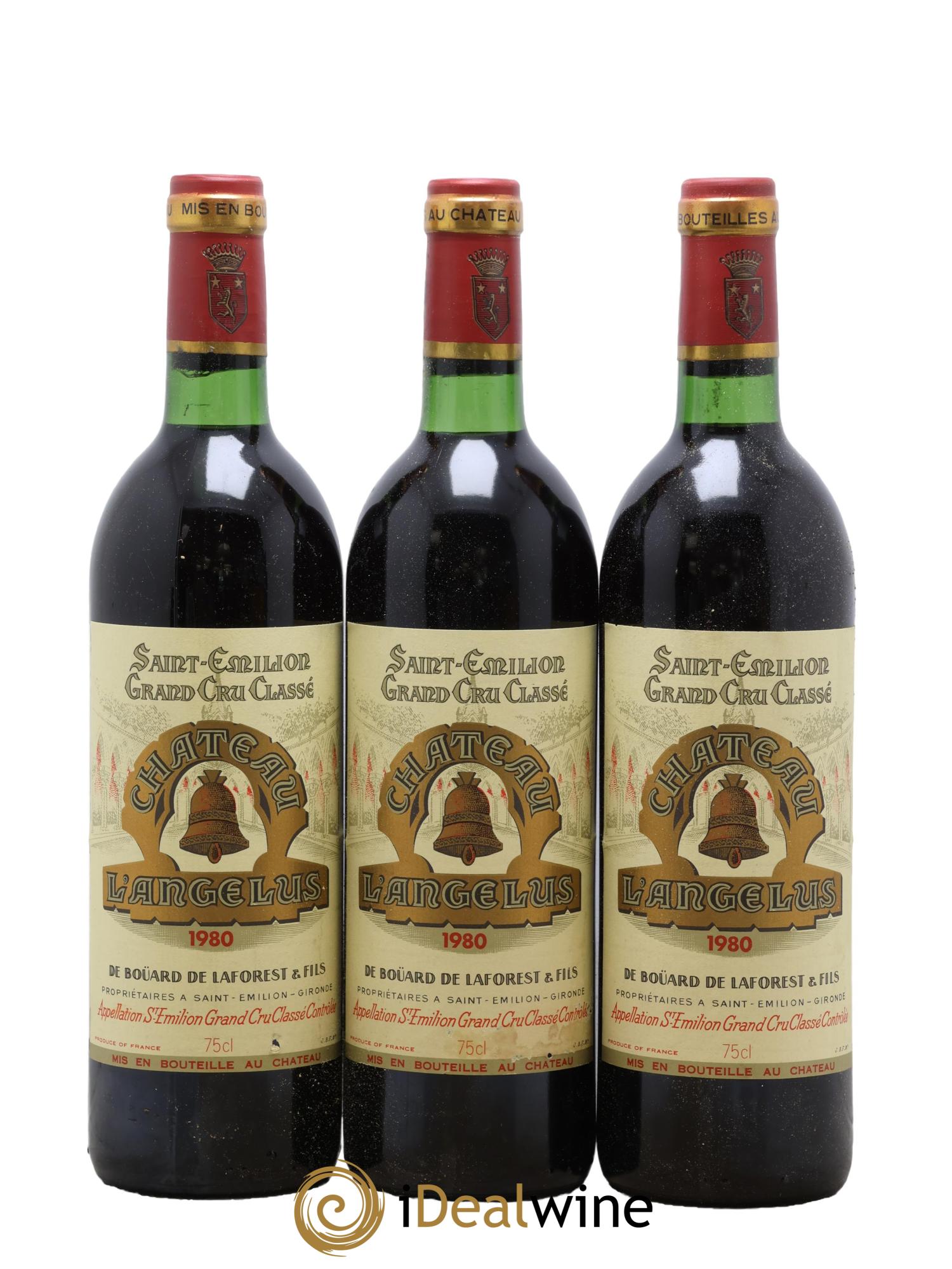 Château Angélus 1er Grand Cru Classé A 1980 - Lot de 12 bouteilles - 4