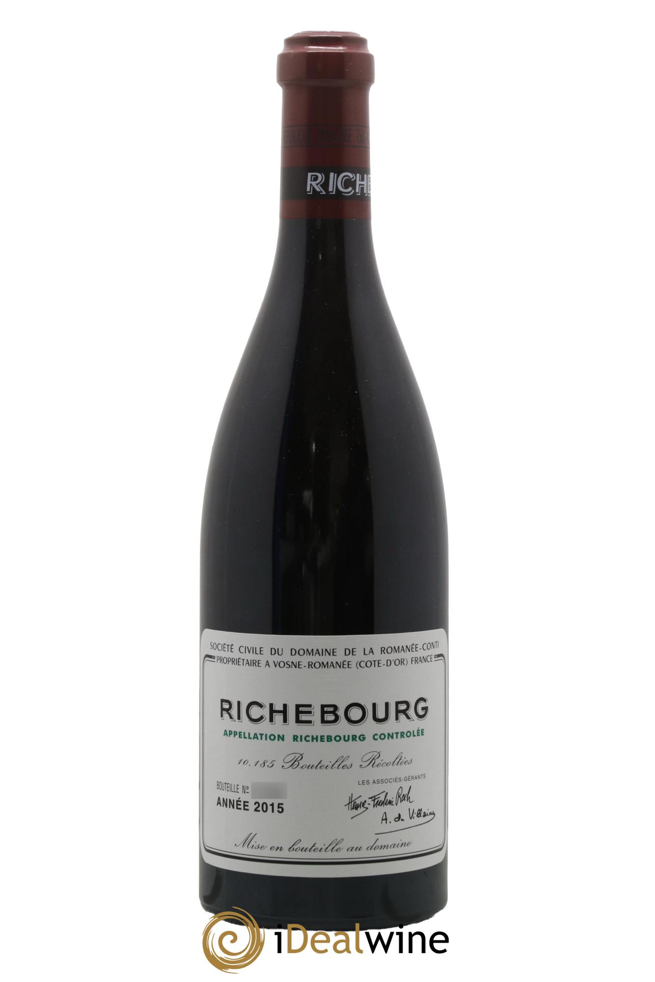 Richebourg Grand Cru Domaine de la Romanée-Conti 2015 - Lot de 1 bouteille - 0