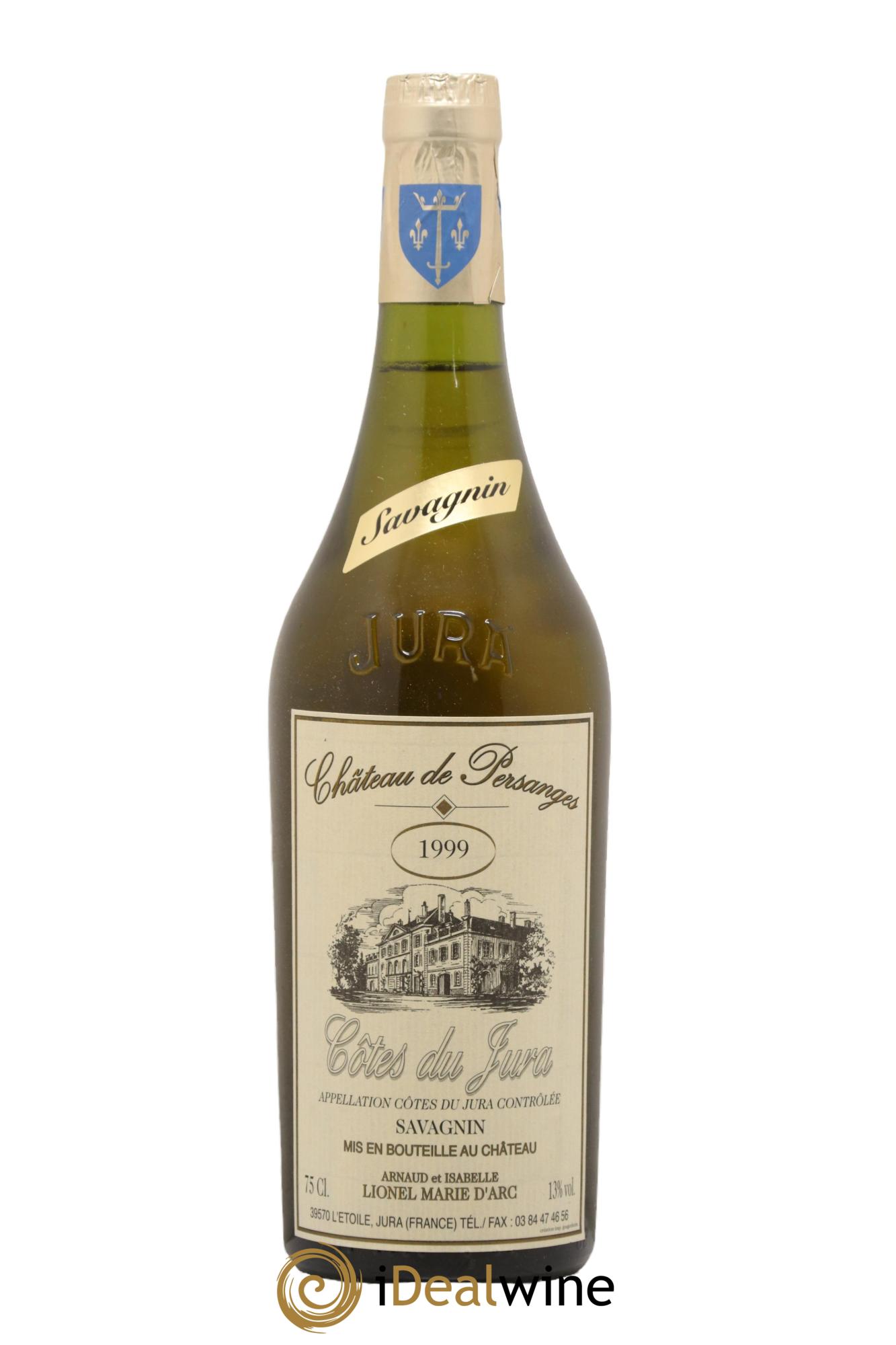 Côtes du Jura Savagnin Chateau de Persanges 1999 - Lot de 1 bouteille - 0