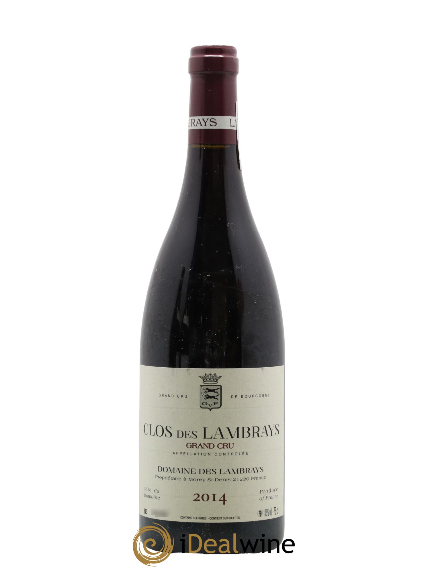 Clos des Lambrays Grand Cru Domaine des Lambrays 2014 - Lot de 1 bouteille - 0
