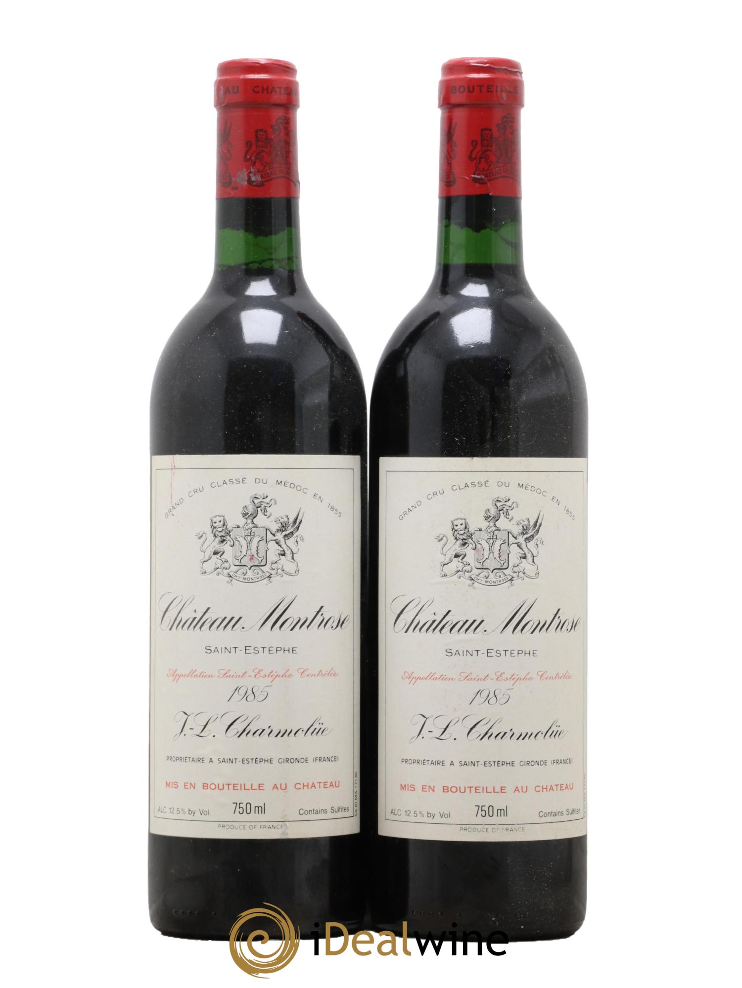 Château Montrose 2ème Grand Cru Classé 1985 - Lot de 2 bouteilles - 0