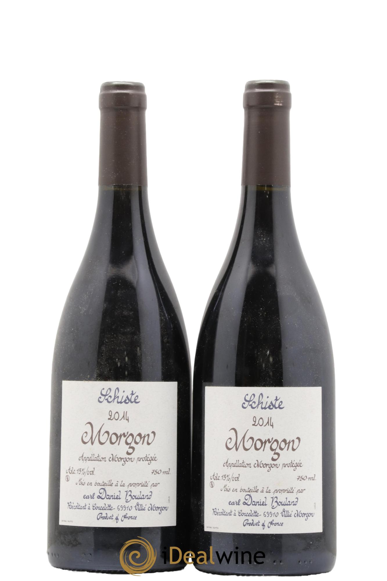Morgon Schiste Daniel Bouland (Domaine) 2014 - Lot de 2 bouteilles - 0