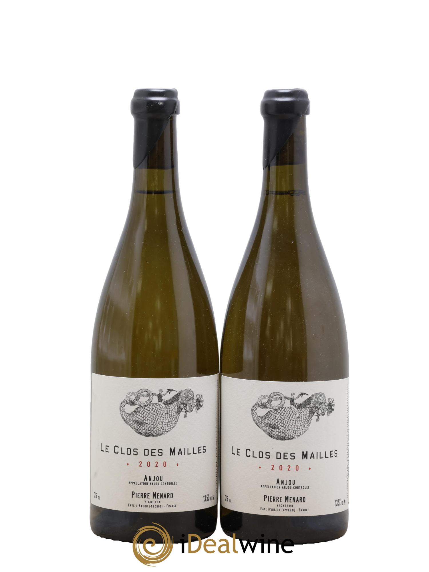 Anjou Le Clos des Mailles Pierre Ménard 2020 - Lot of 2 bottles - 0
