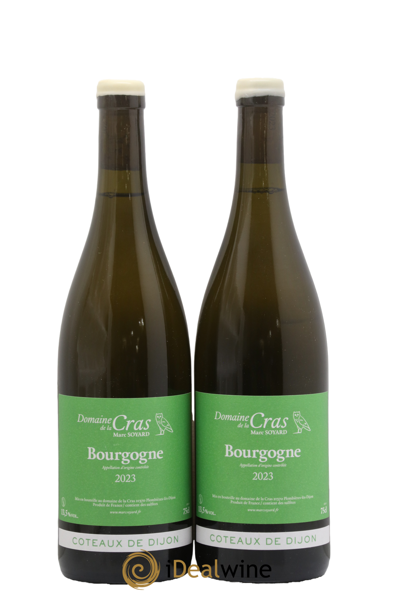 Coteaux de Dijon Domaine de la Cras - Marc Soyard 2023 - Lot de 2 bouteilles - 0
