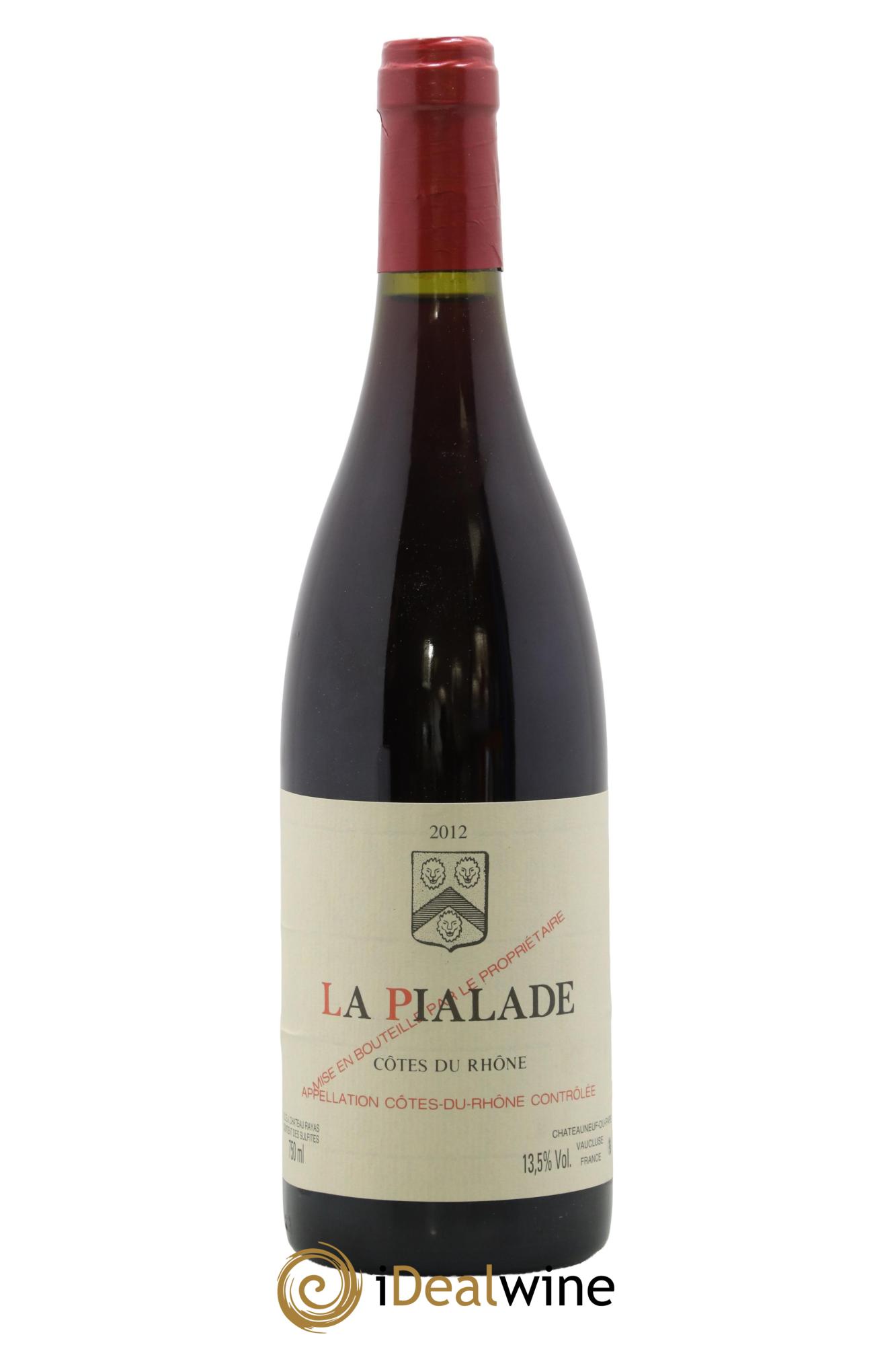 Côtes-du-Rhône La Pialade Emmanuel Reynaud 2012 - Lot de 1 bouteille - 0