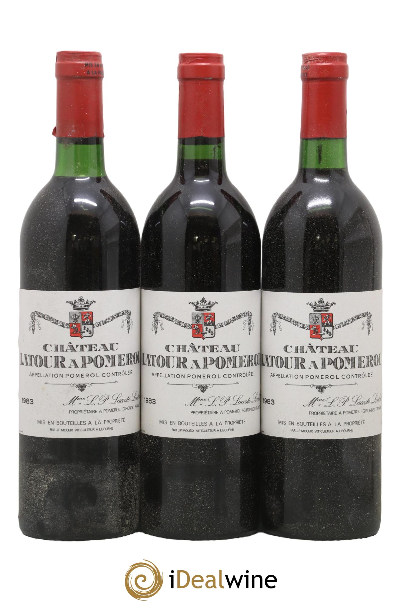 Château Latour à Pomerol 1983 - Posten von 3 Flaschen - 0