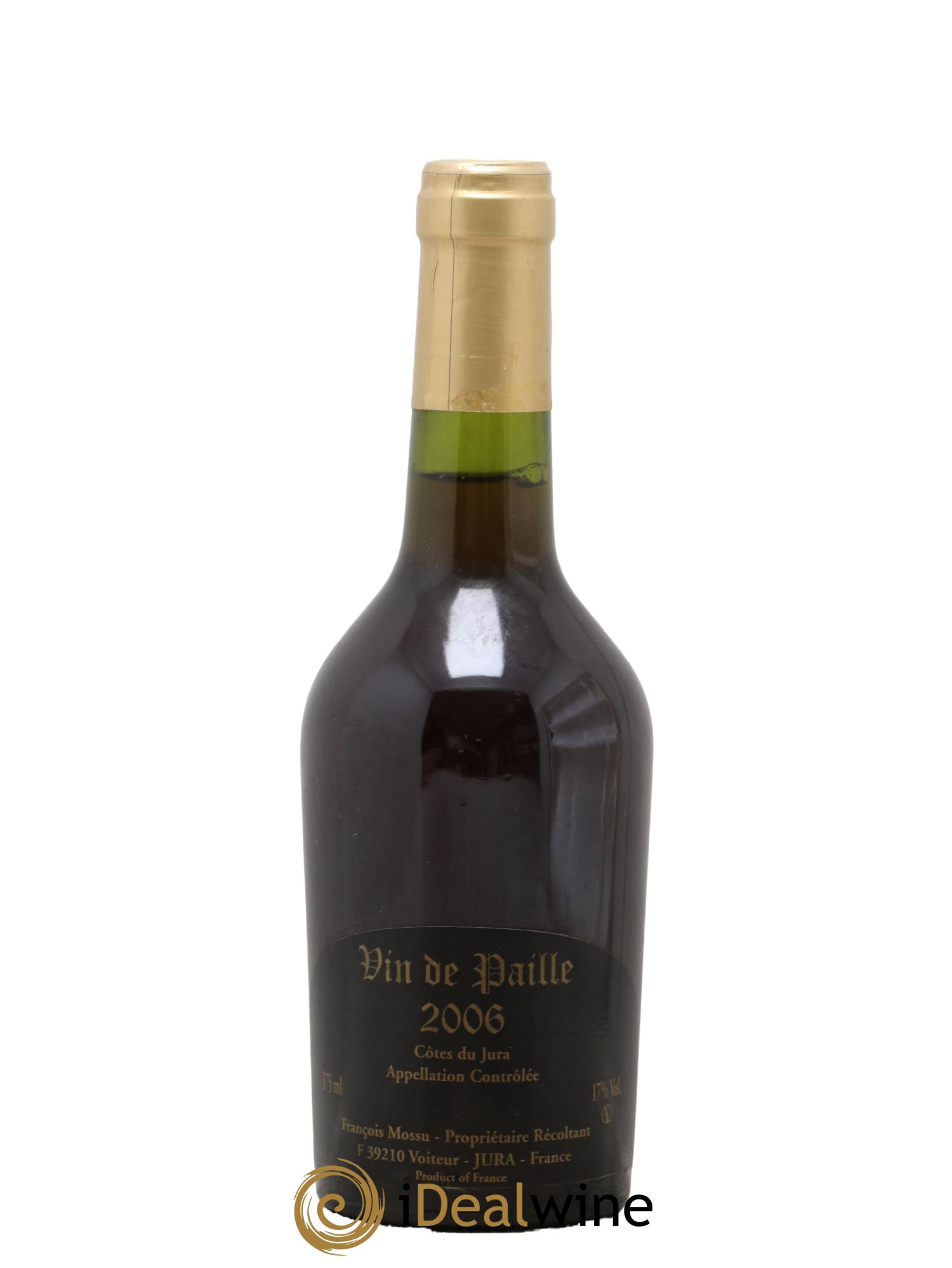 Côtes du Jura Vin De Paille François Mossu 2006 - Posten von 1 Demi-Flasche - 0