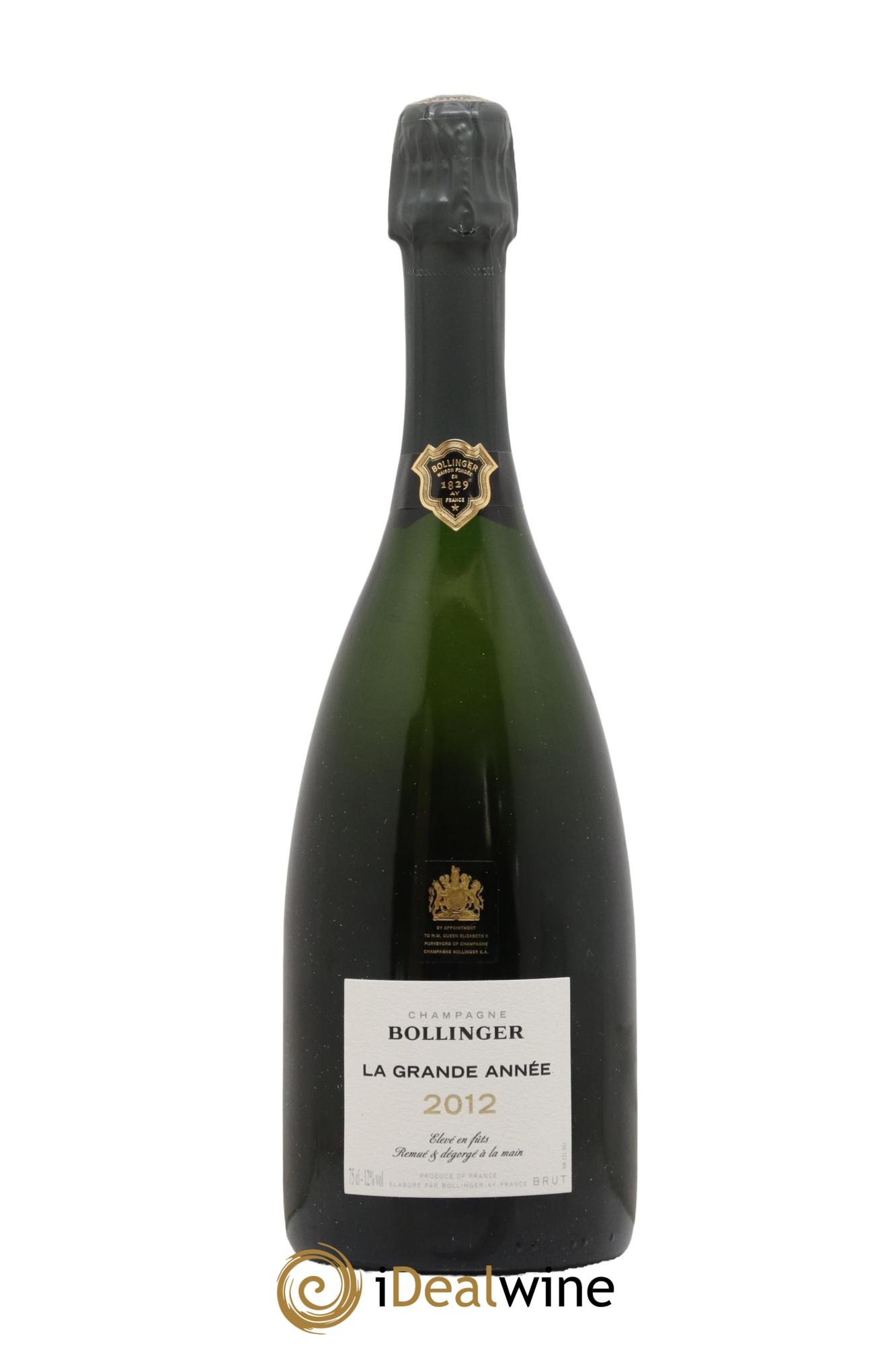 La Grande Année Brut Bollinger 2012 - Lot de 1 bouteille - 0
