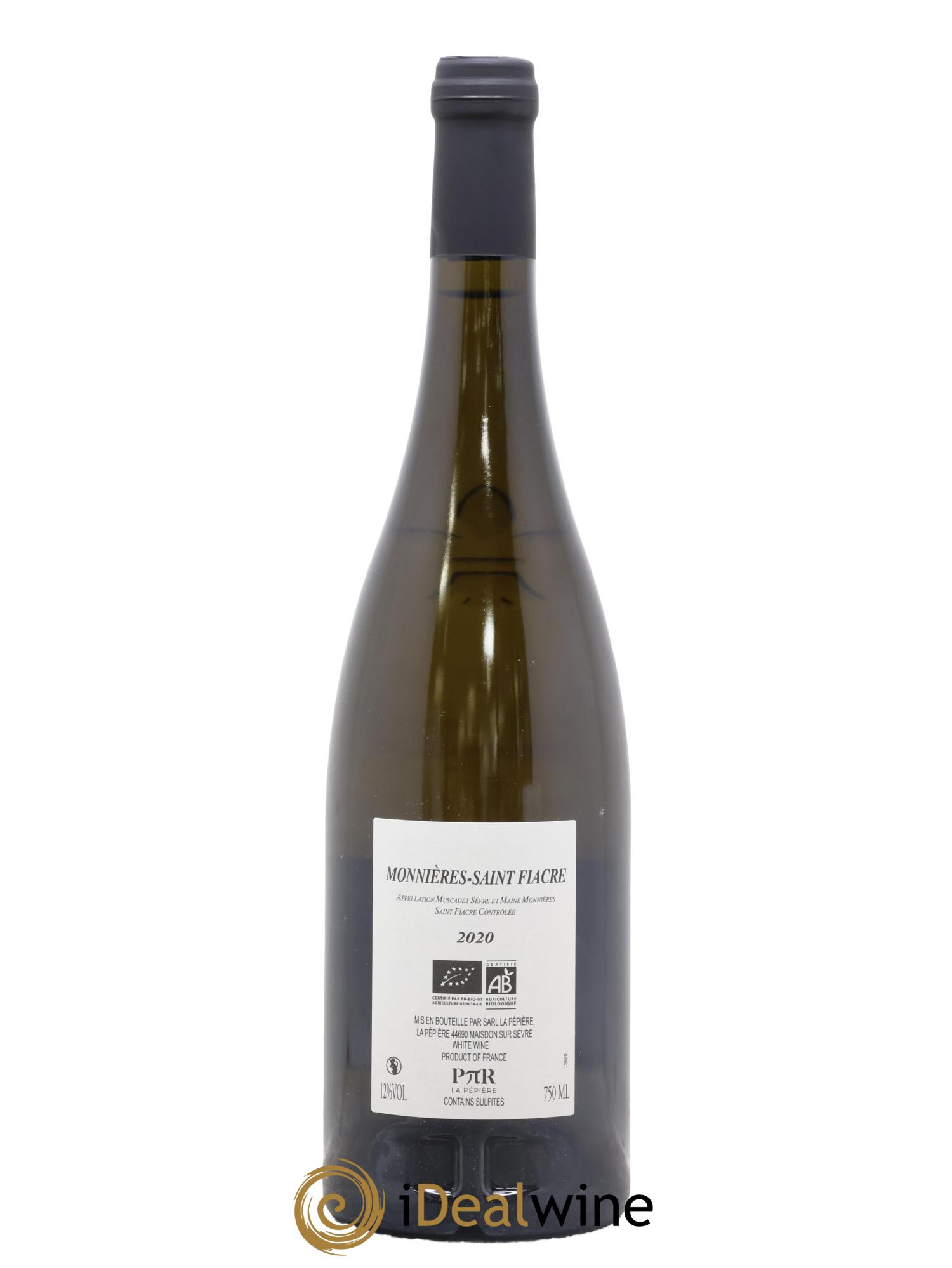 Muscadet-Sèvre-et-Maine Monnières-Saint-Fiacre Domaine De La Pépière 2020 - Lot of 1 bottle - 1