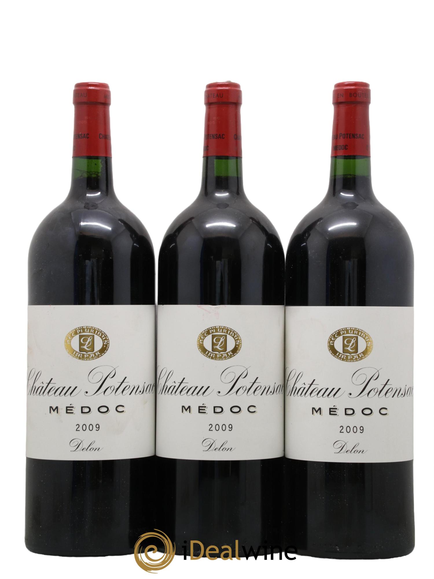 Château Potensac 2009 - Posten von 3 Magnum - 0