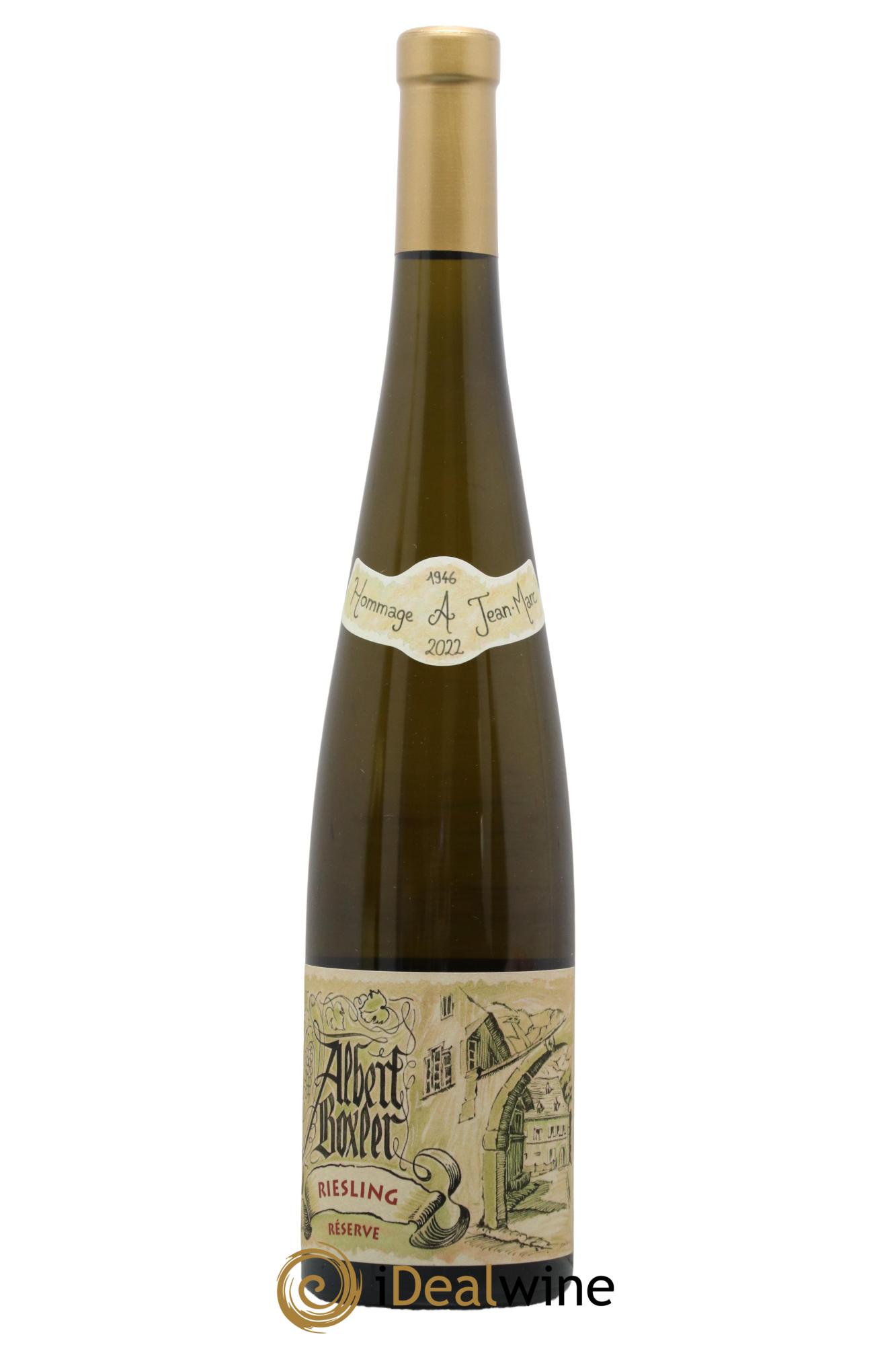 Alsace Riesling Hommage à Jean-Marc Albert Boxler 2022 - Lot de 1 bouteille - 0