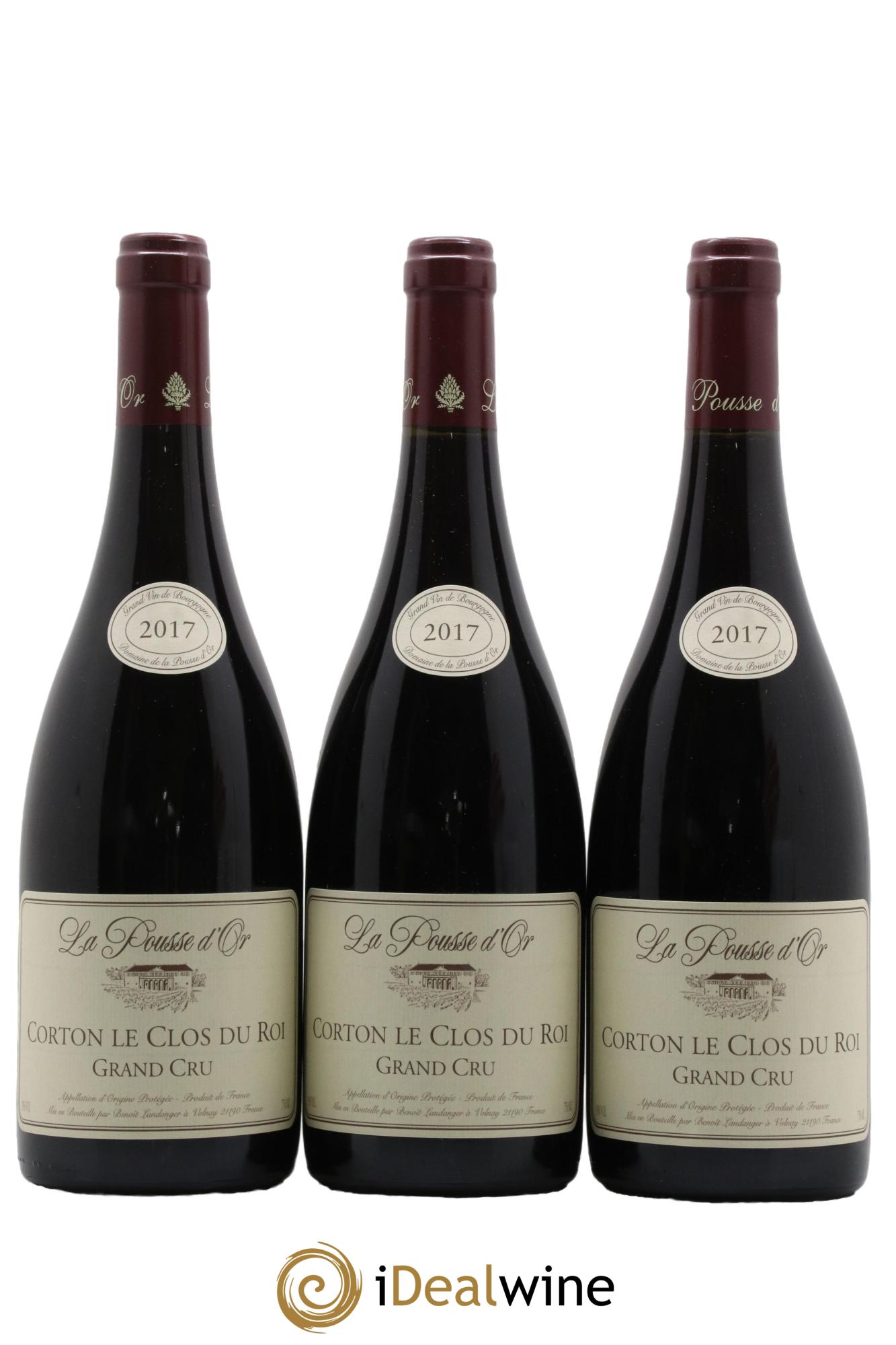 Corton Grand Cru Clos du Roi La Pousse d'Or (Domaine de) 2017 - Lot de 3 bouteilles - 0