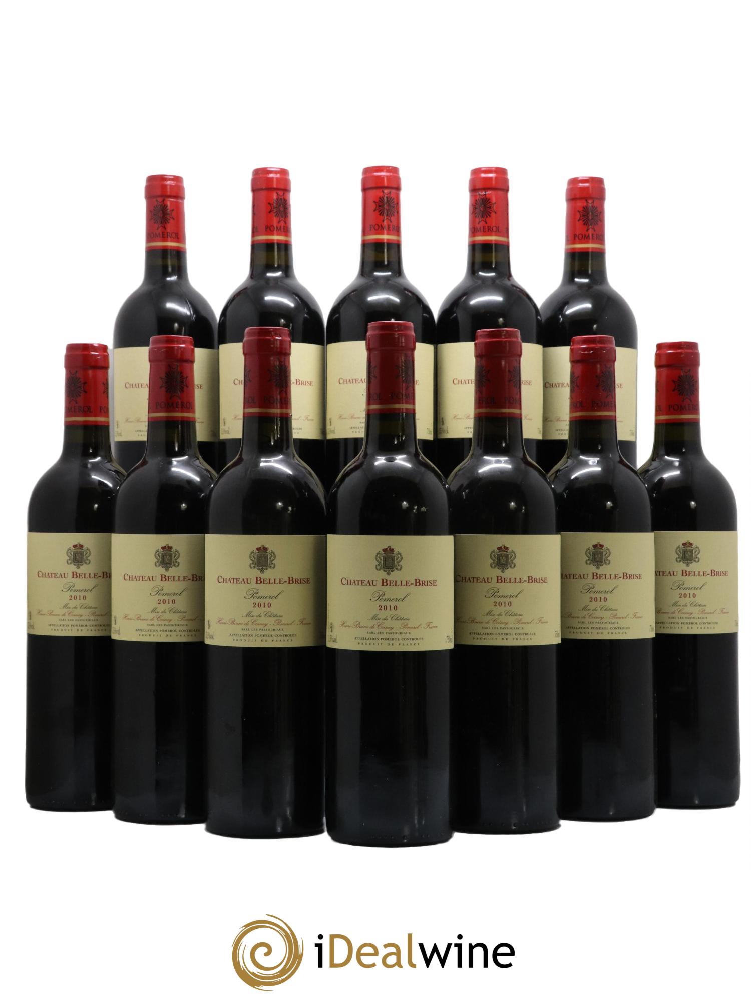 Château Belle-Brise 2010 - Lot de 12 bouteilles - 0
