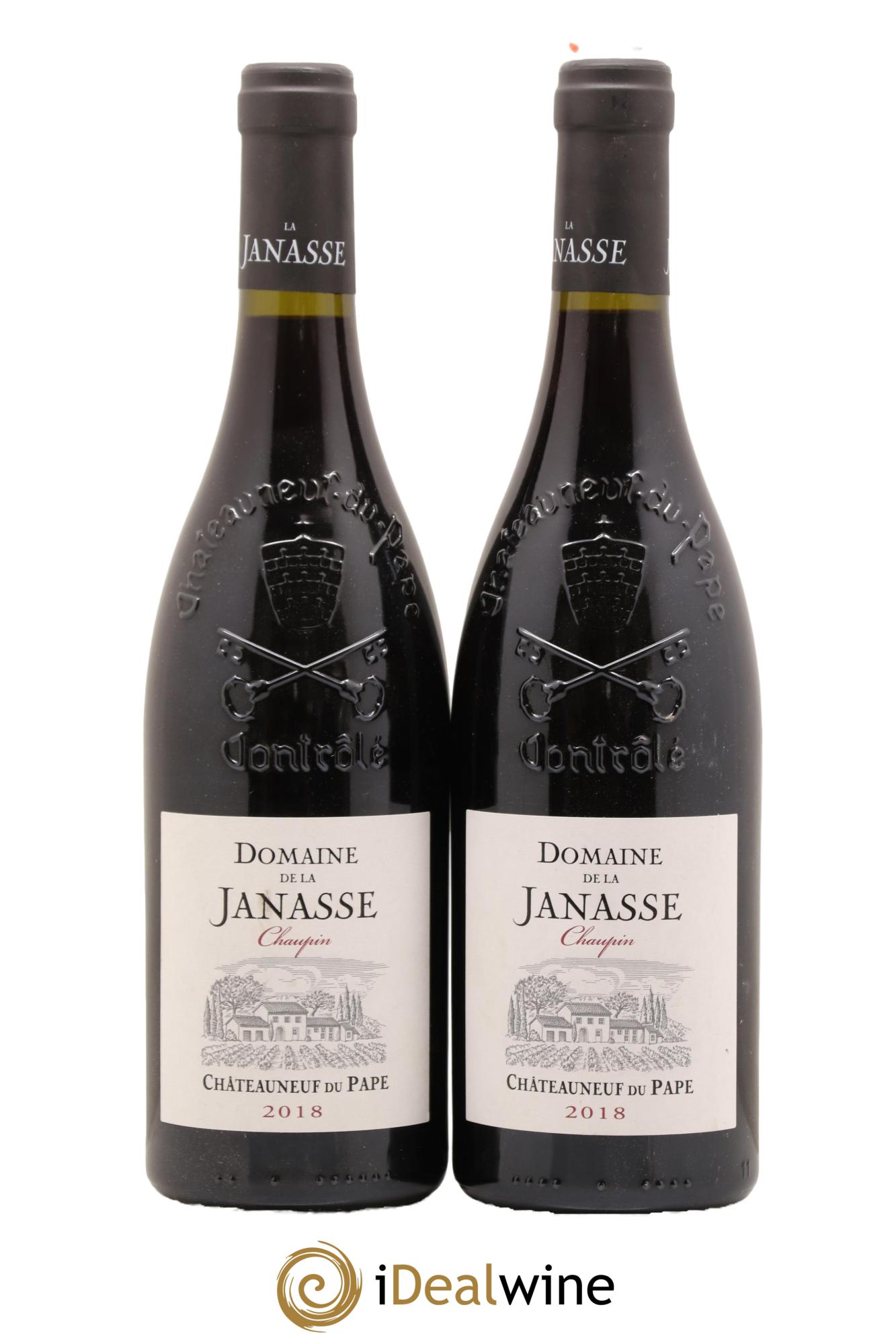 Châteauneuf-du-Pape Cuvée Chaupin La Janasse (Domaine de) 2018 - Lot de 2 bouteilles - 0