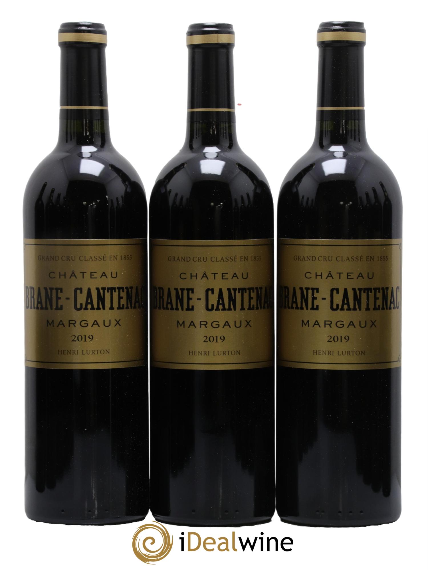 Château Brane Cantenac 2ème Grand Cru Classé 2019 - Lot de 12 bouteilles - 1