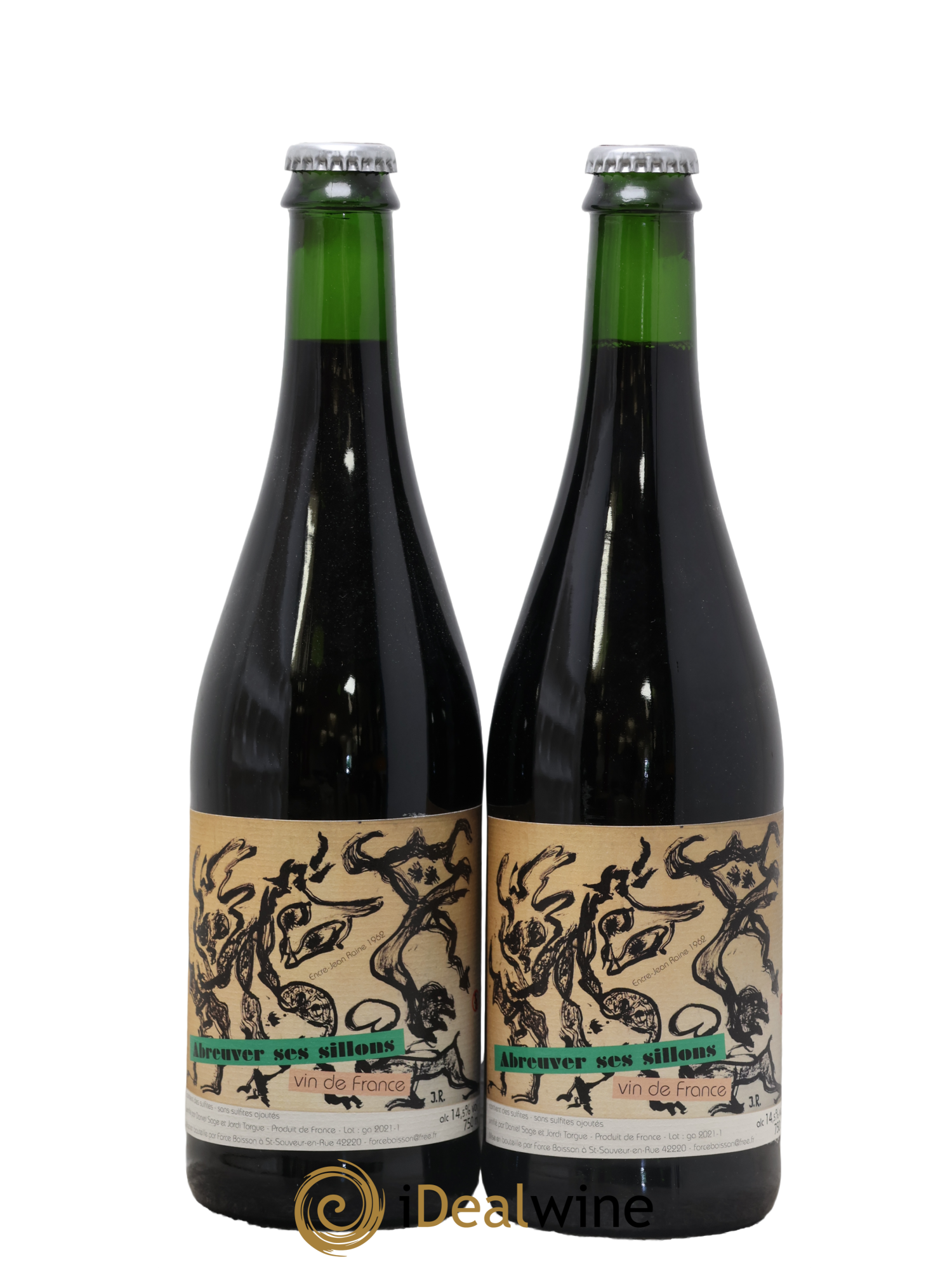 Vin de France Abreuver ses sillons Daniel Sage 2020 - Lot of 2 bottles - 0