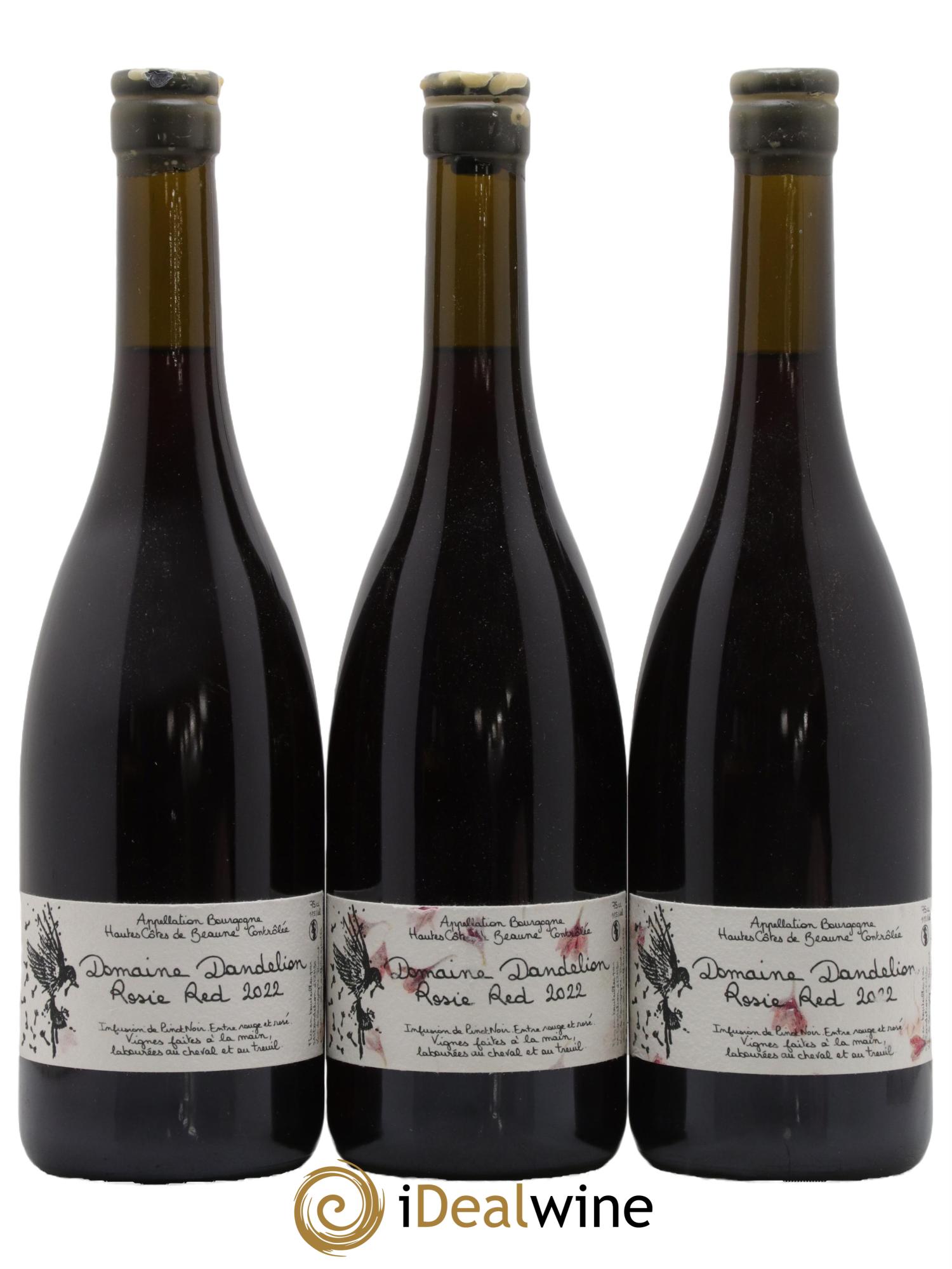 Hautes-Côtes de Beaune Rosie Red Dandelion 2022 - Lot de 3 bouteilles - 0