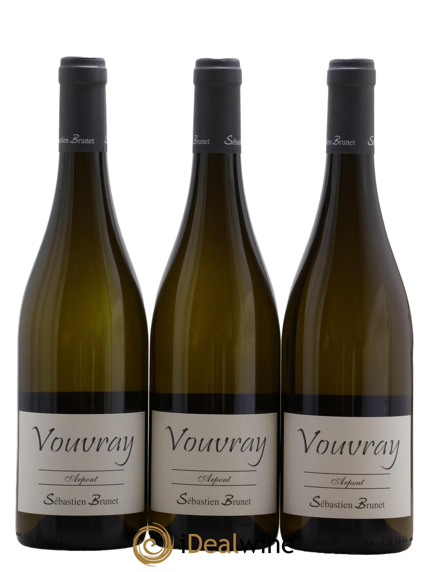 Vouvray Les Arpents Sébastien Brunet 2023 - Lot de 3 bouteilles - 0
