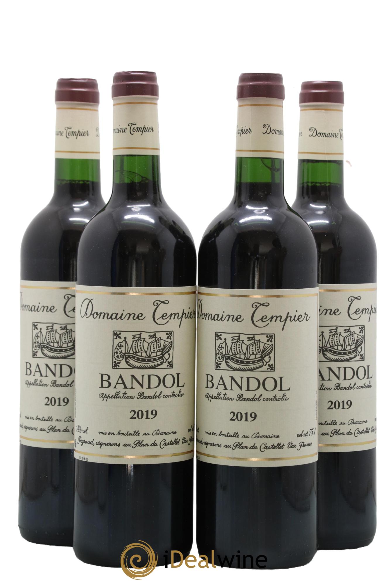 Bandol Domaine Tempier Famille Peyraud 2019 - Lot of 4 bottles - 0