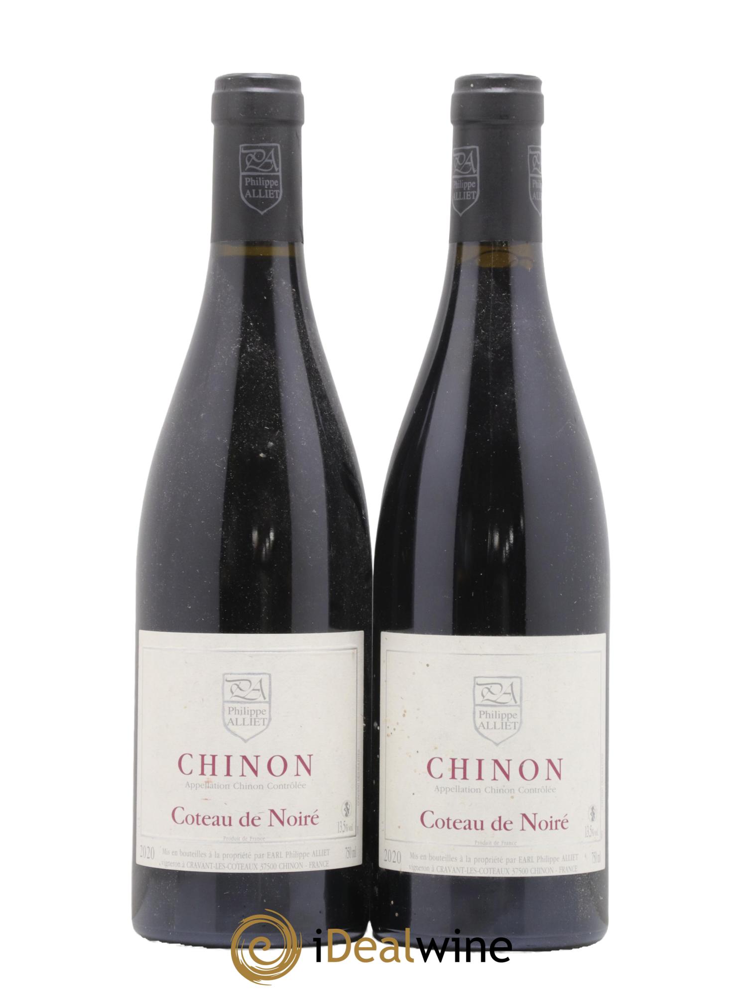 Chinon Coteau de Noiré Philippe Alliet 2020 - Lot de 2 bouteilles - 0