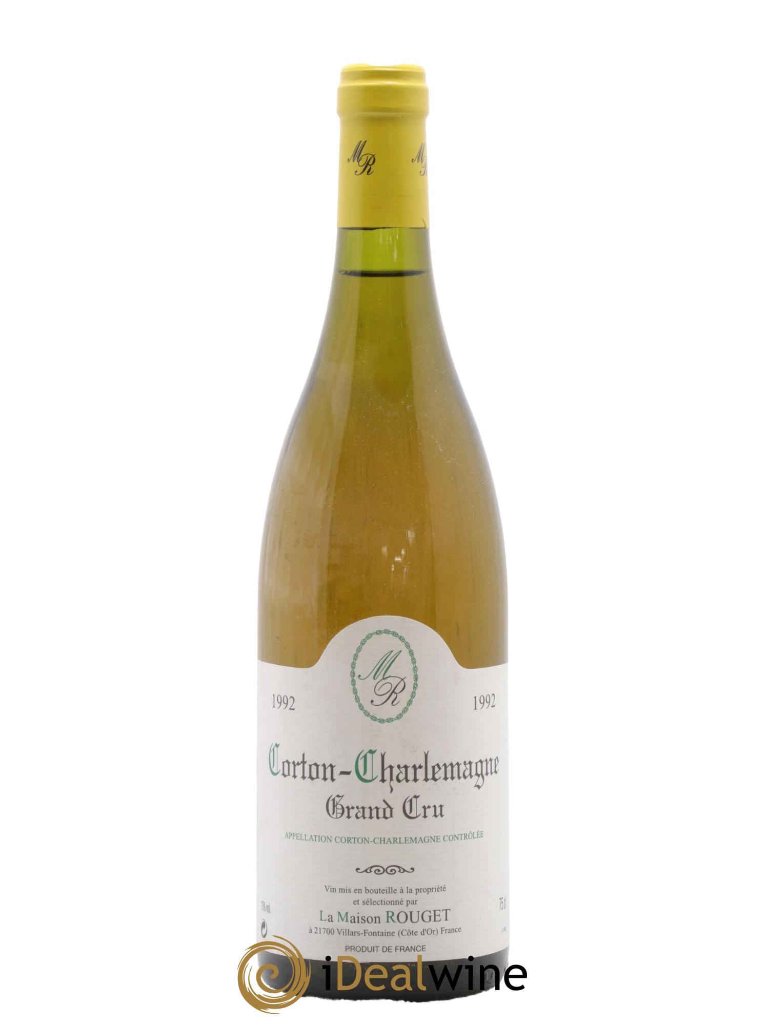 Corton-Charlemagne Grand Cru Maison Rouget 1992 - Lot de 1 bouteille - 0