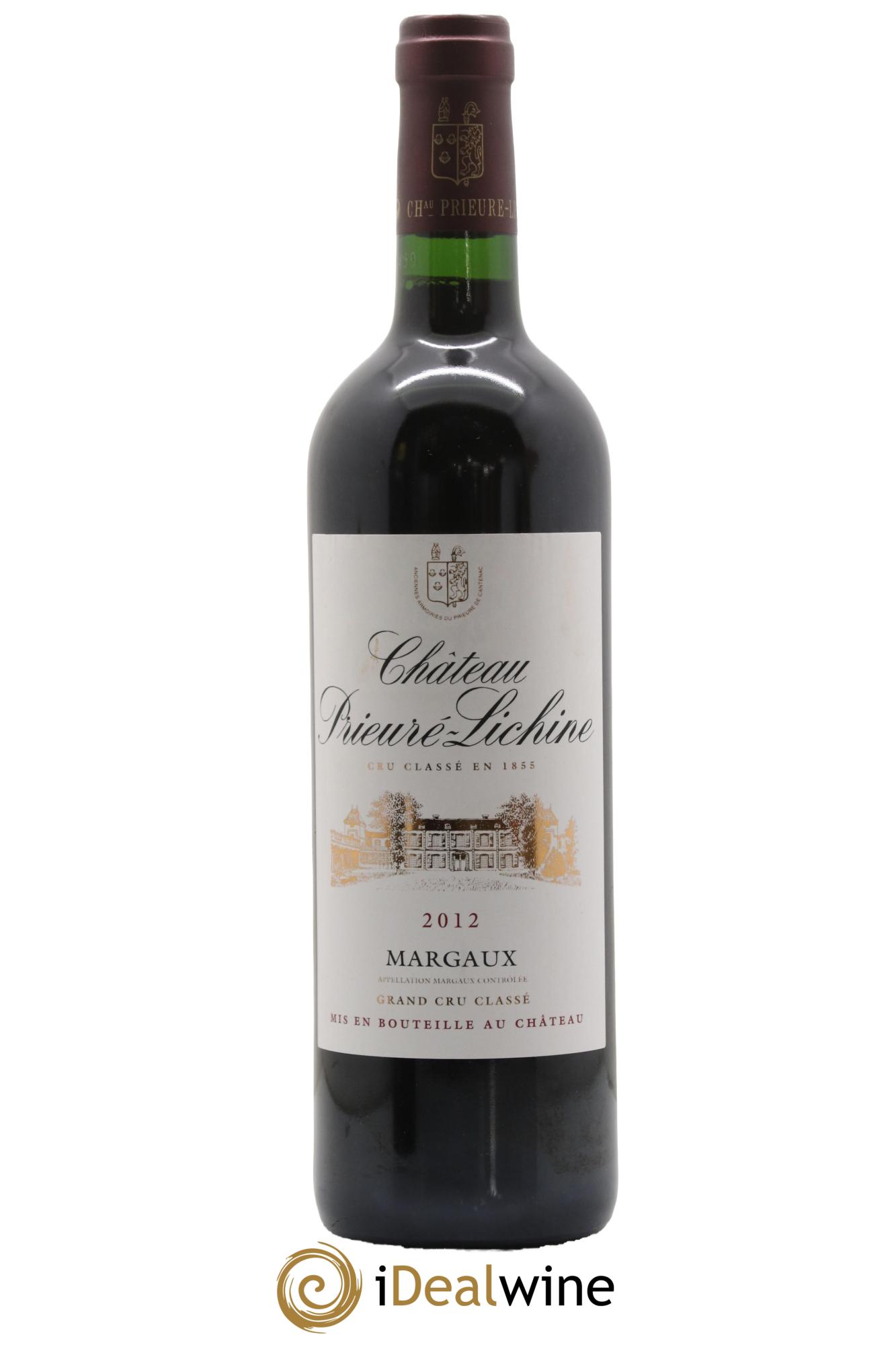 Château Prieuré Lichine 4ème Grand Cru Classé 2012 - Lot de 1 bouteille - 0