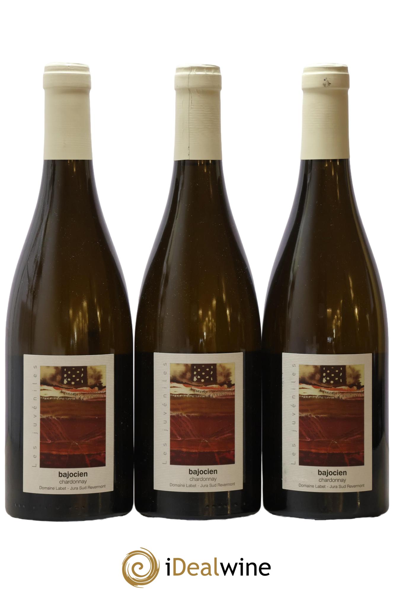 Côtes du Jura Chardonnay Bajocien Romain - Julien - Charline Labet 2022 - Posten von 3 Flaschen - 0